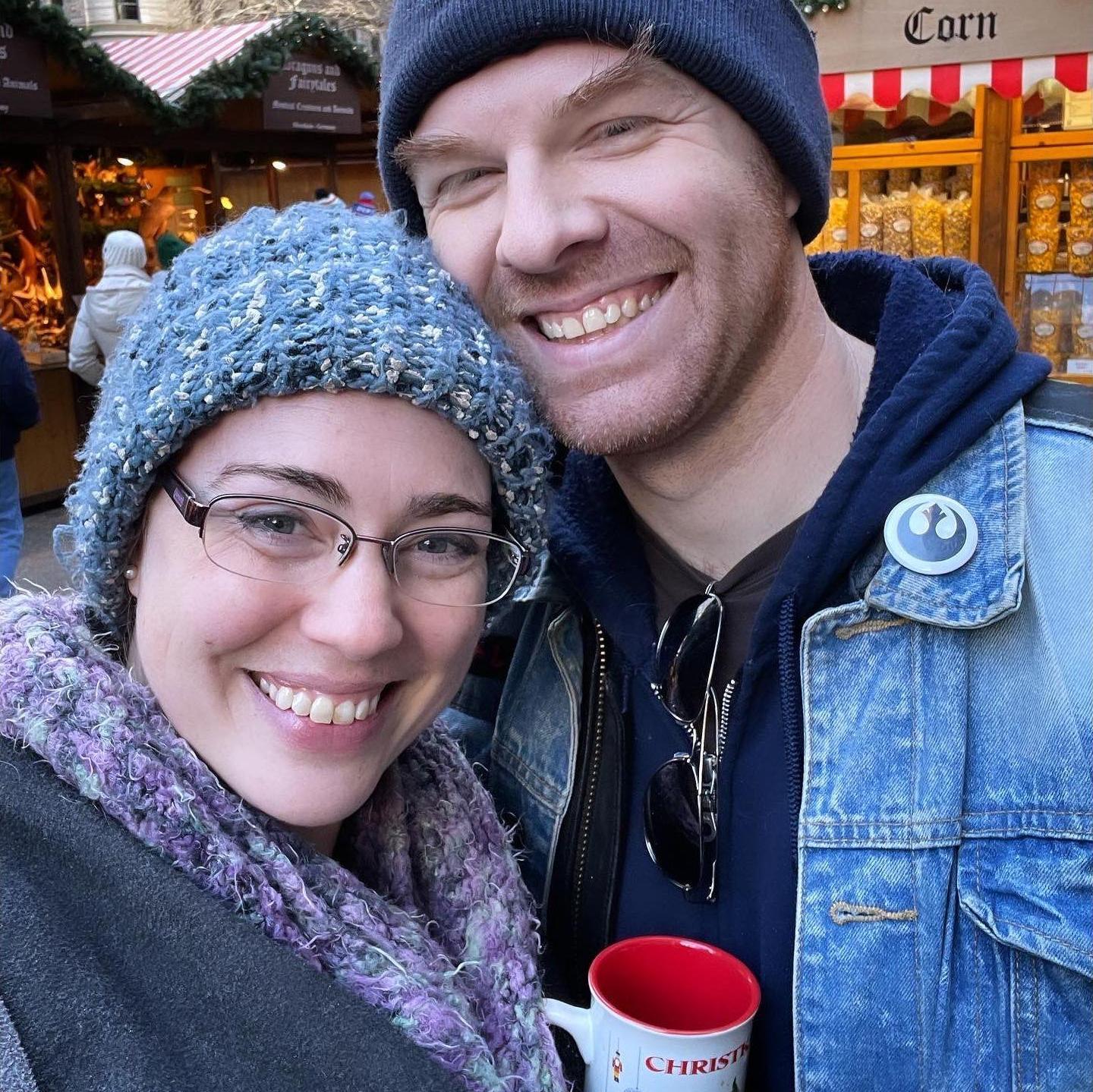 Gluhwein at the Christkindlesmarkt is one of our favorite traditions.