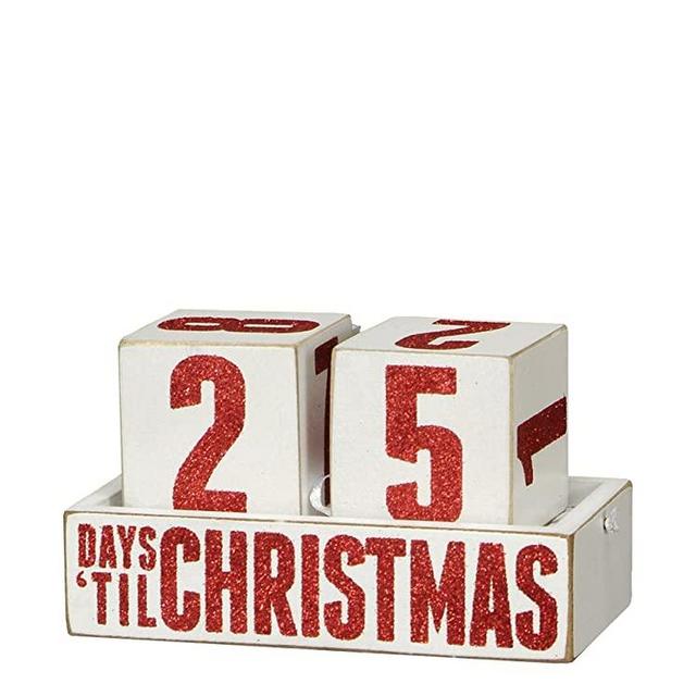 Primitives by Kathy Block Countdown - Day 'Til Christmas, 4.75" x 2.5"