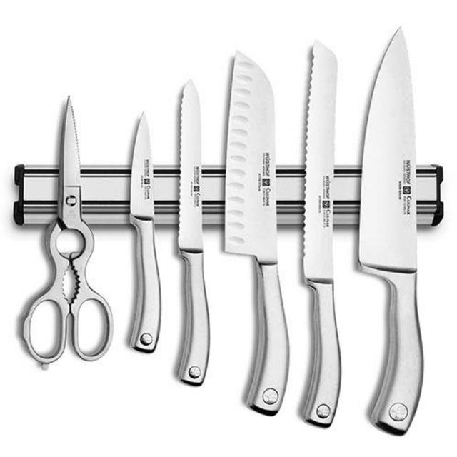 Wusthof Culinar 7 Piece Magnetic Knife Bar Set