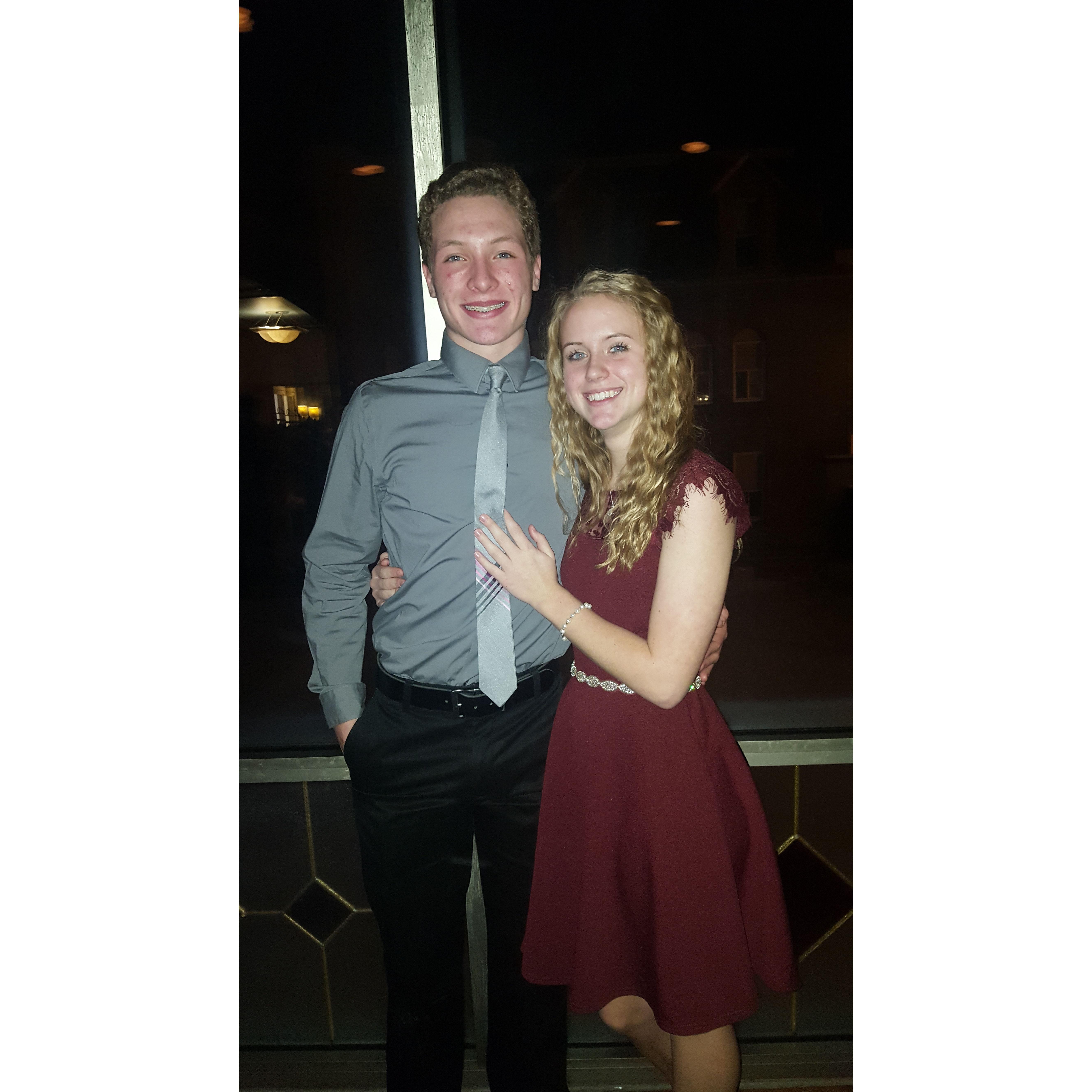 Winter formal together in 2017