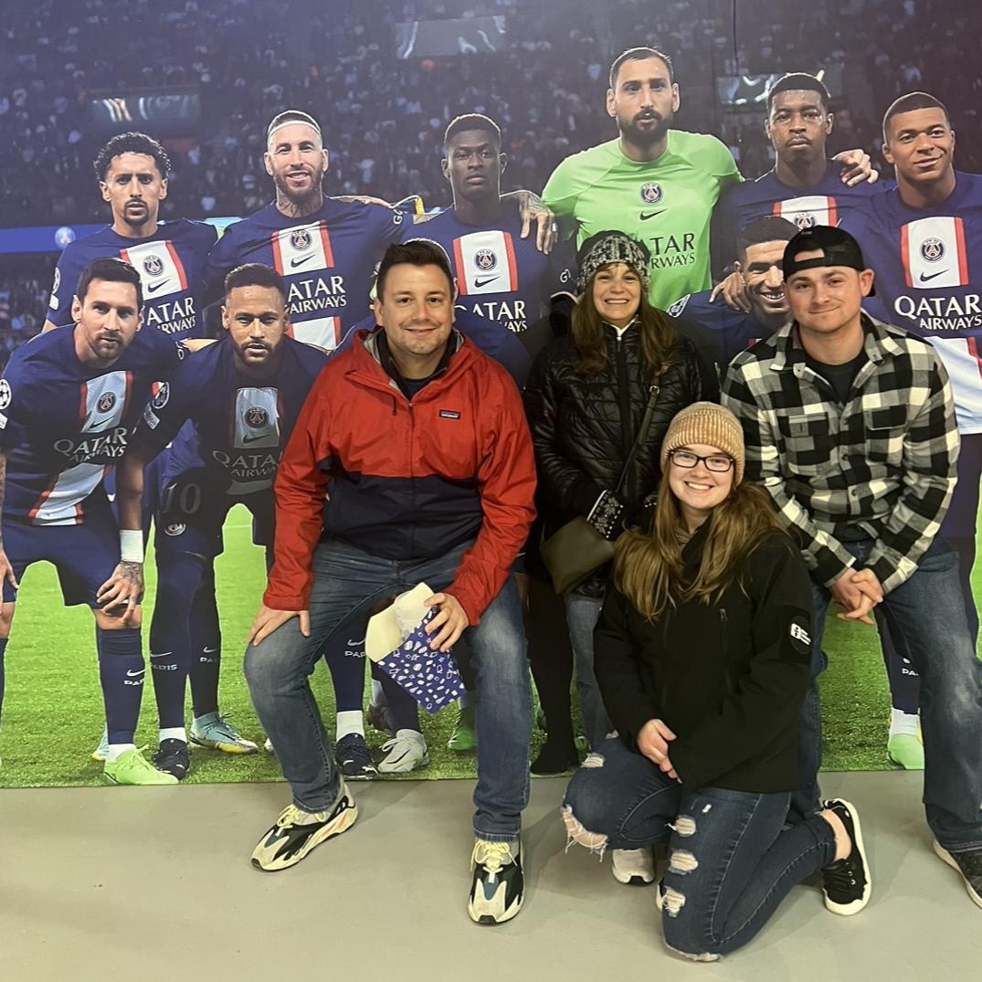 We all got to go to a professional soccer game while in France ⚽️