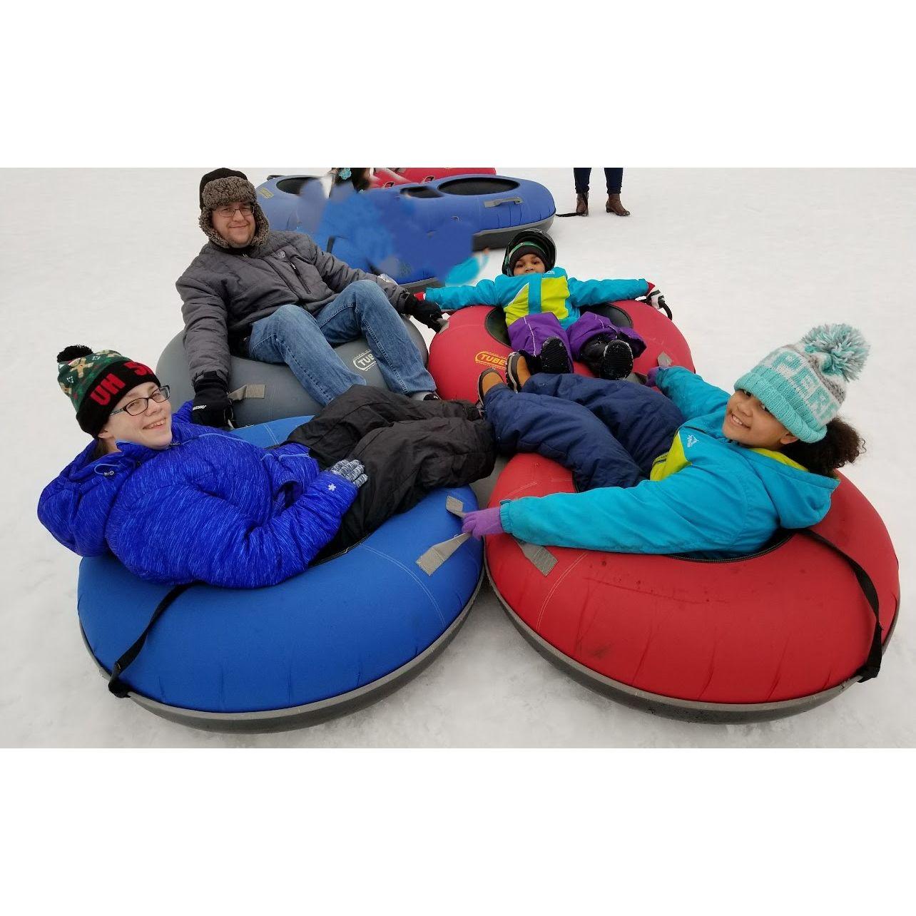 Tubing adventure with the girls!