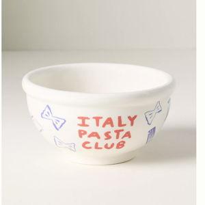 Das Rotes Rabbit Italian Earthenware Pasta Bowl