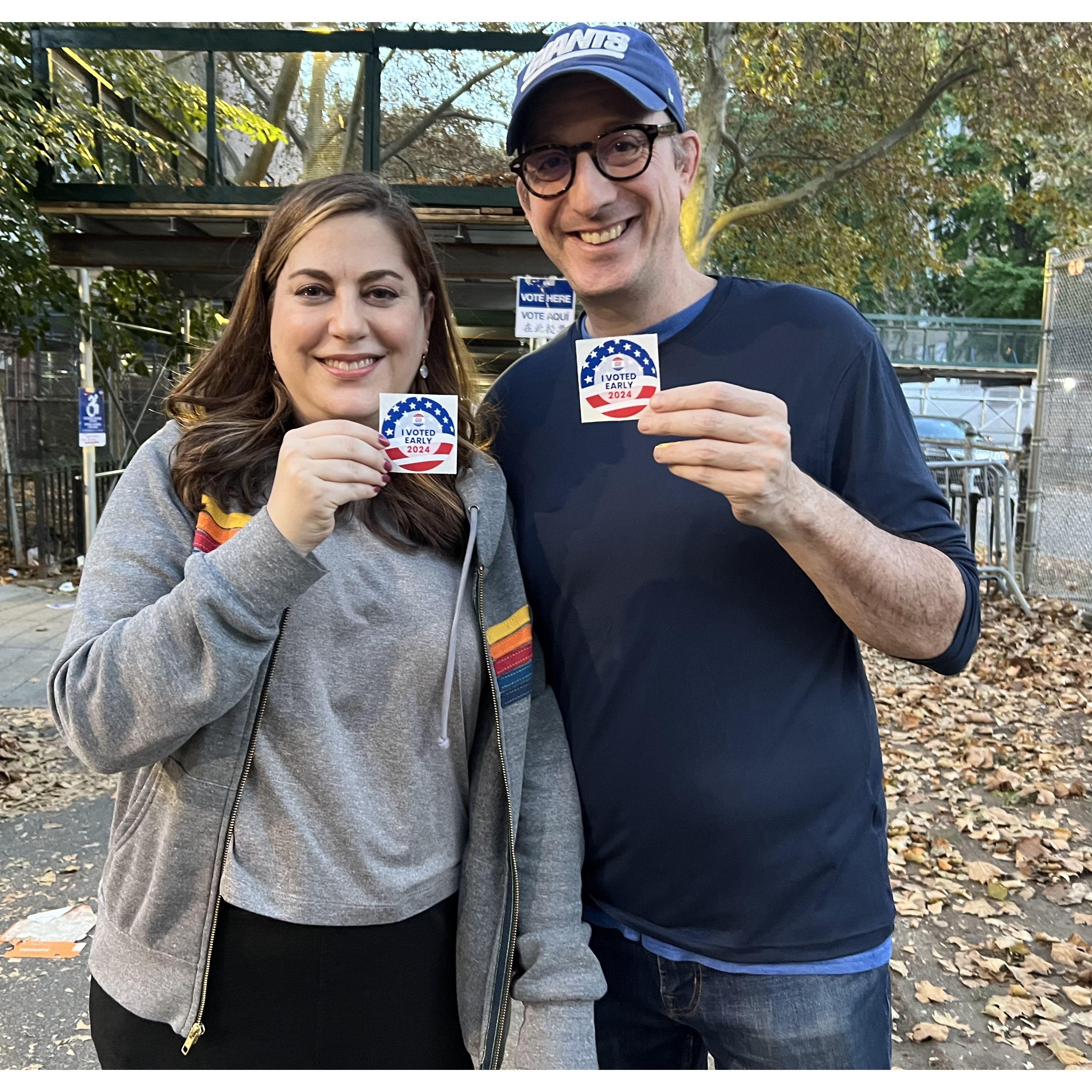 We voted!