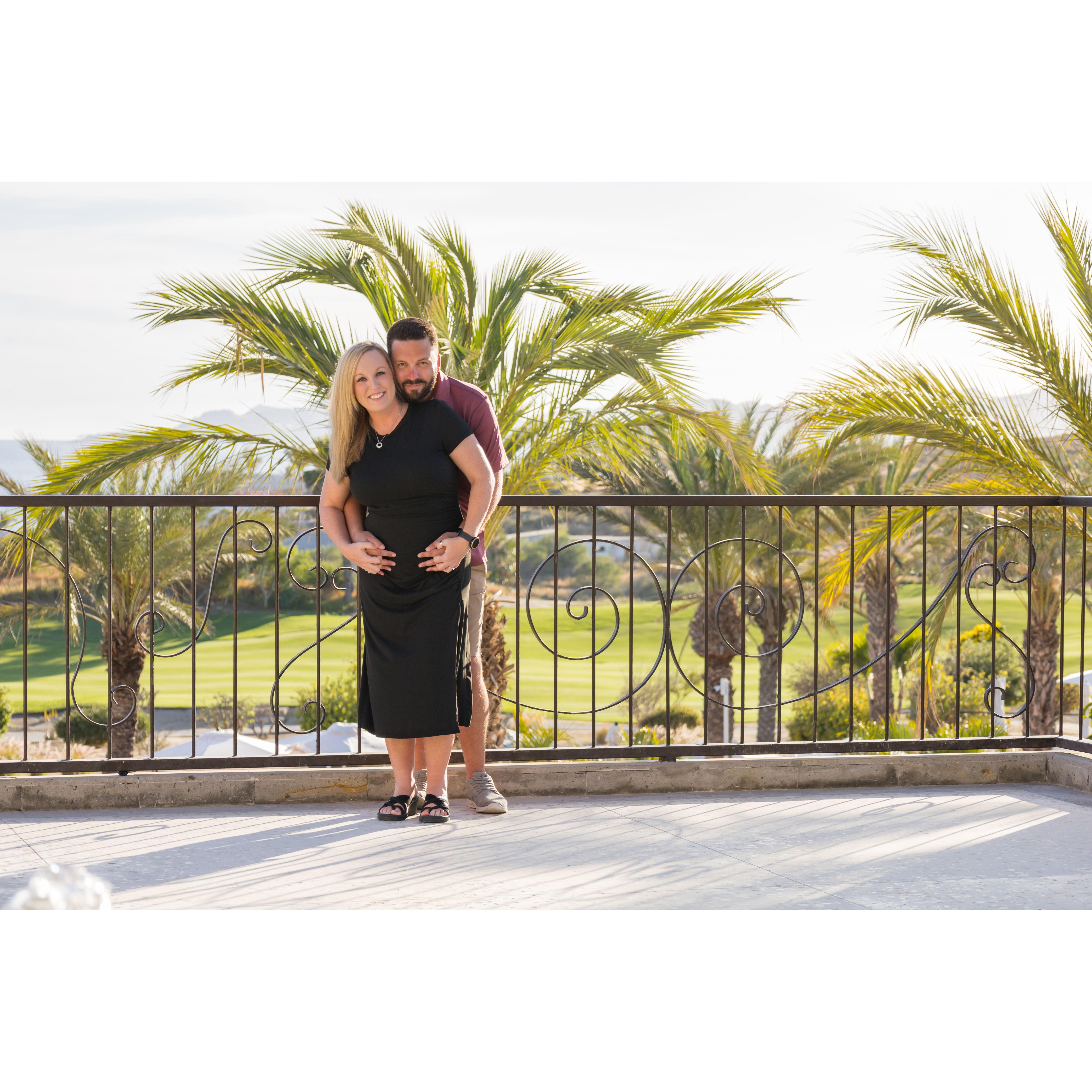 Secrets Resort Cabo Engagement photo sesh.