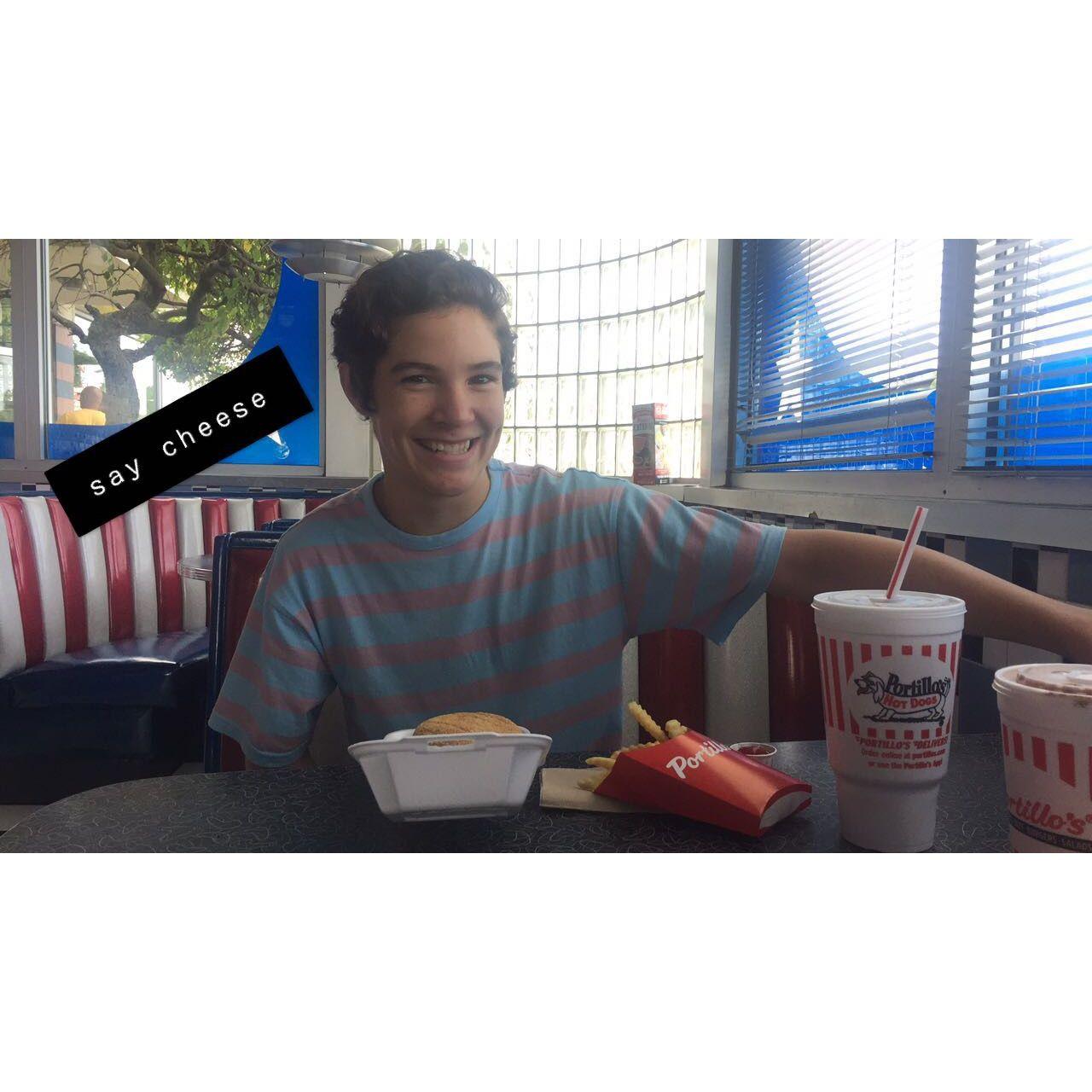 July 23, 2019- our first time hanging out outside of work.