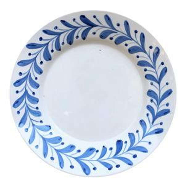 Anna Blue Dessert Plate