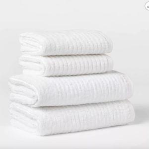 Quick Dry Ribbed Towel Set - Threshold™