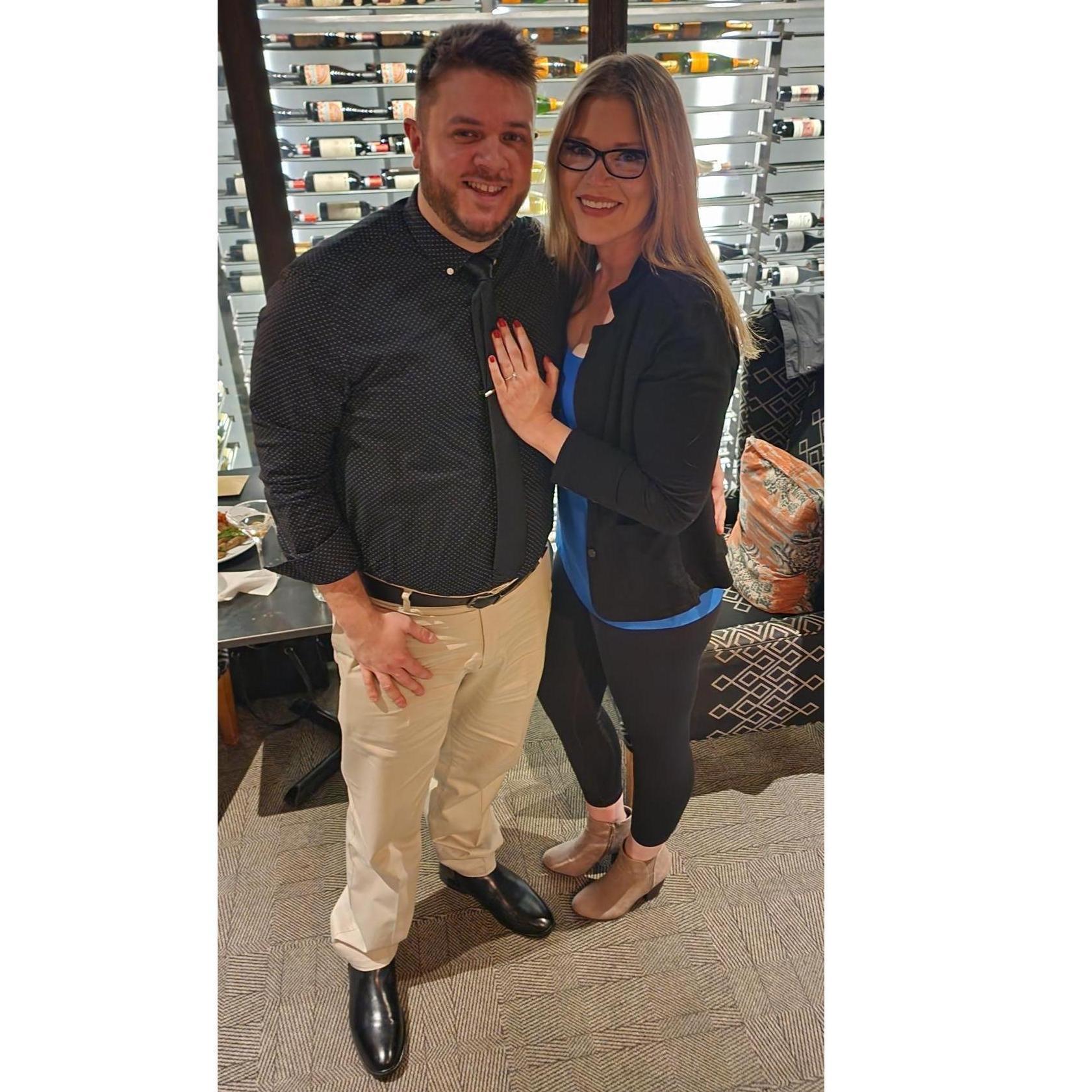 She said yes! Tuscan Table, South Portland, ME February 16, 2024