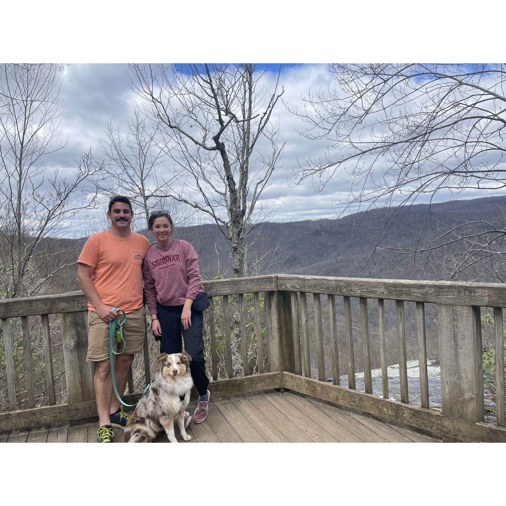 Crabtree Falls with Stevie