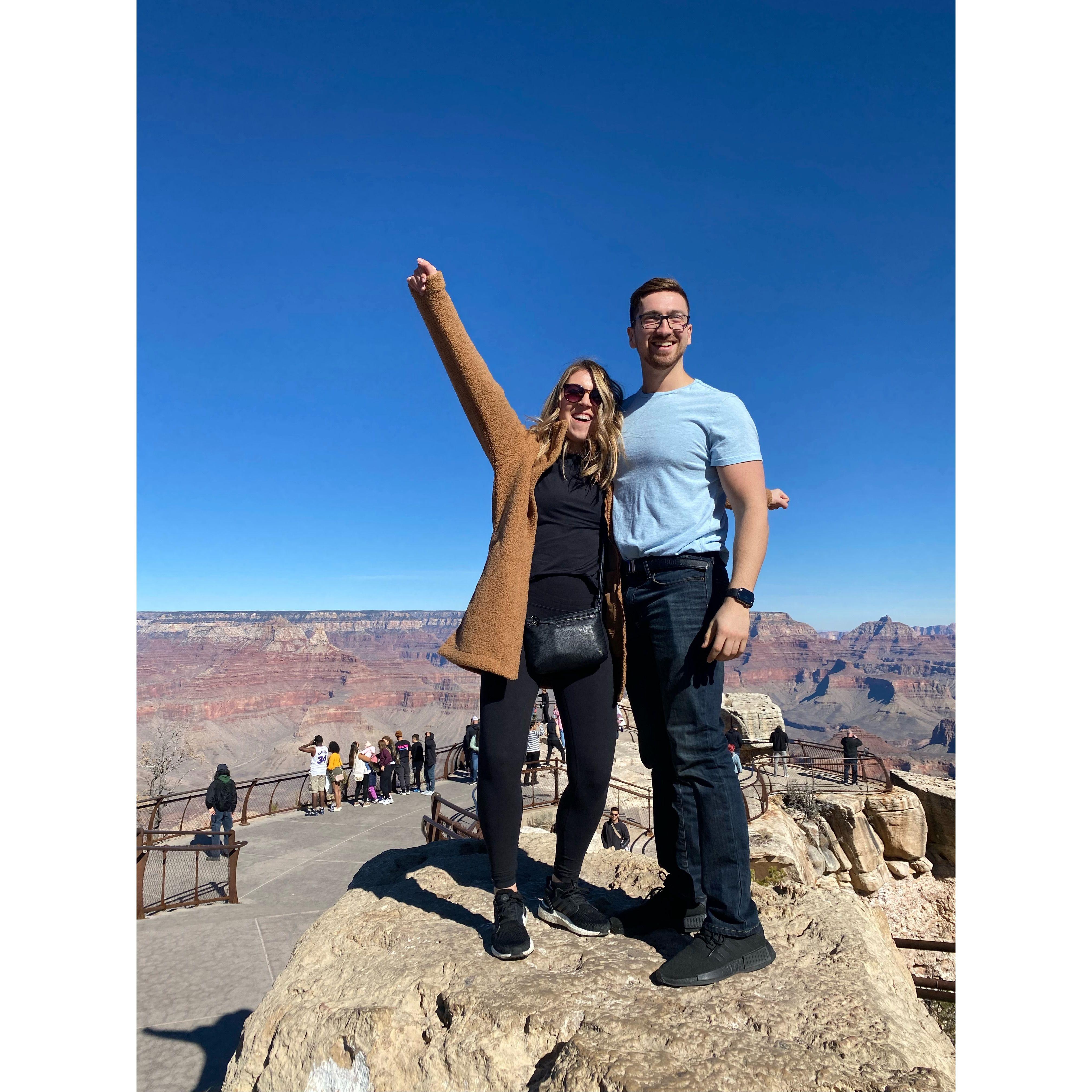Grand Canyon! Shout out to our Wild Westerners - Henry and Erin!