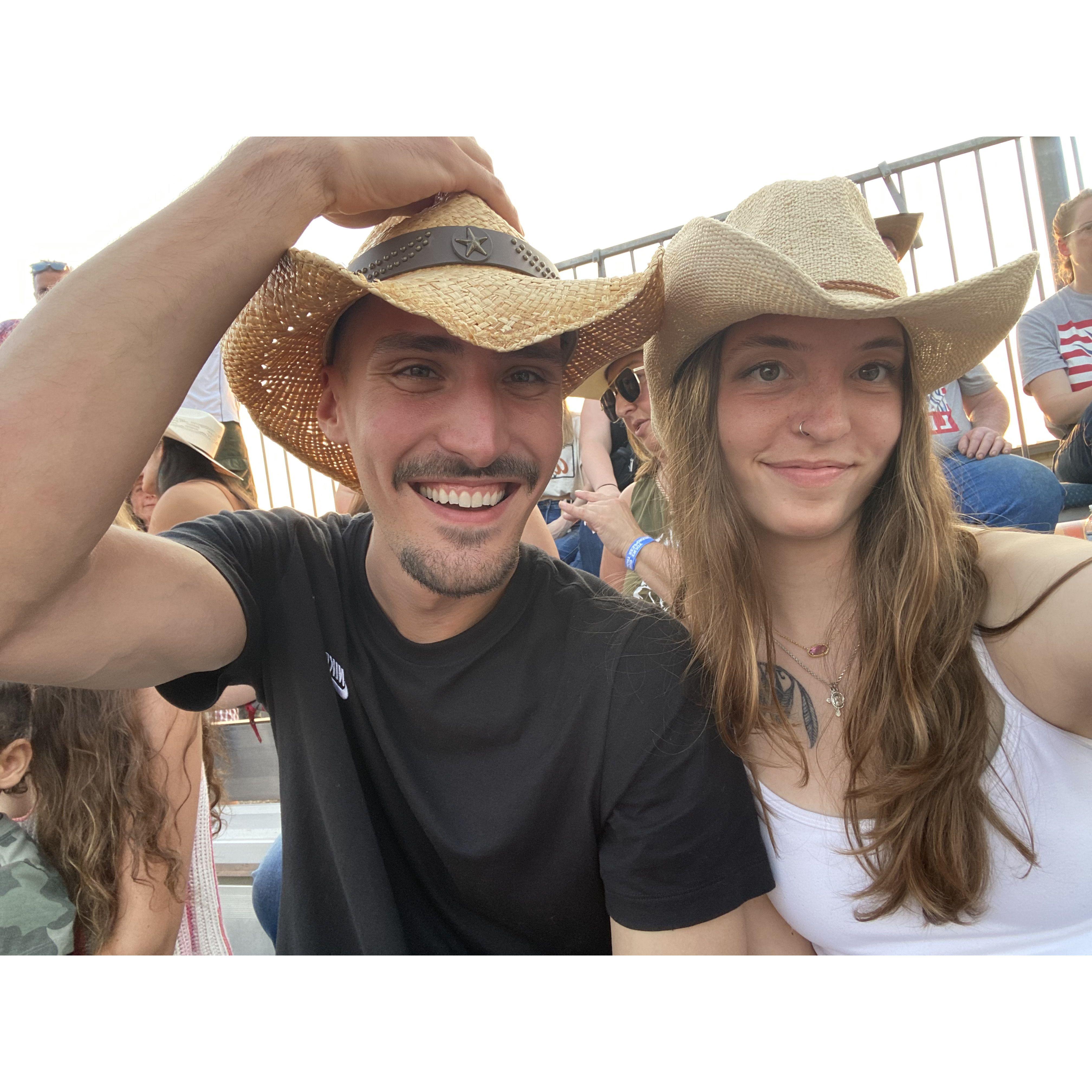 a night at the hamel rodeo over the summer!