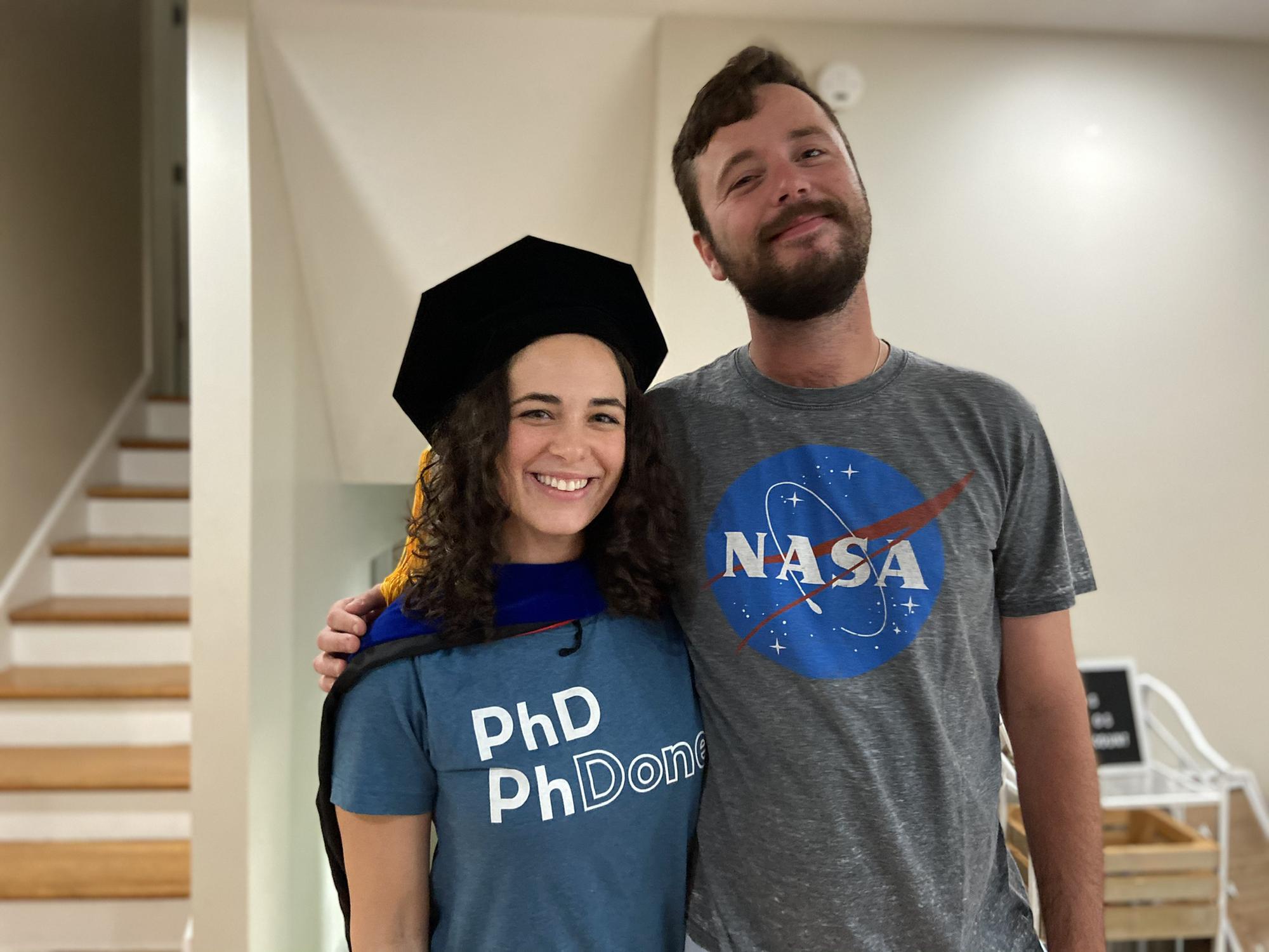Lissy's PhD graduation ceremony - virtual 2020 style.
