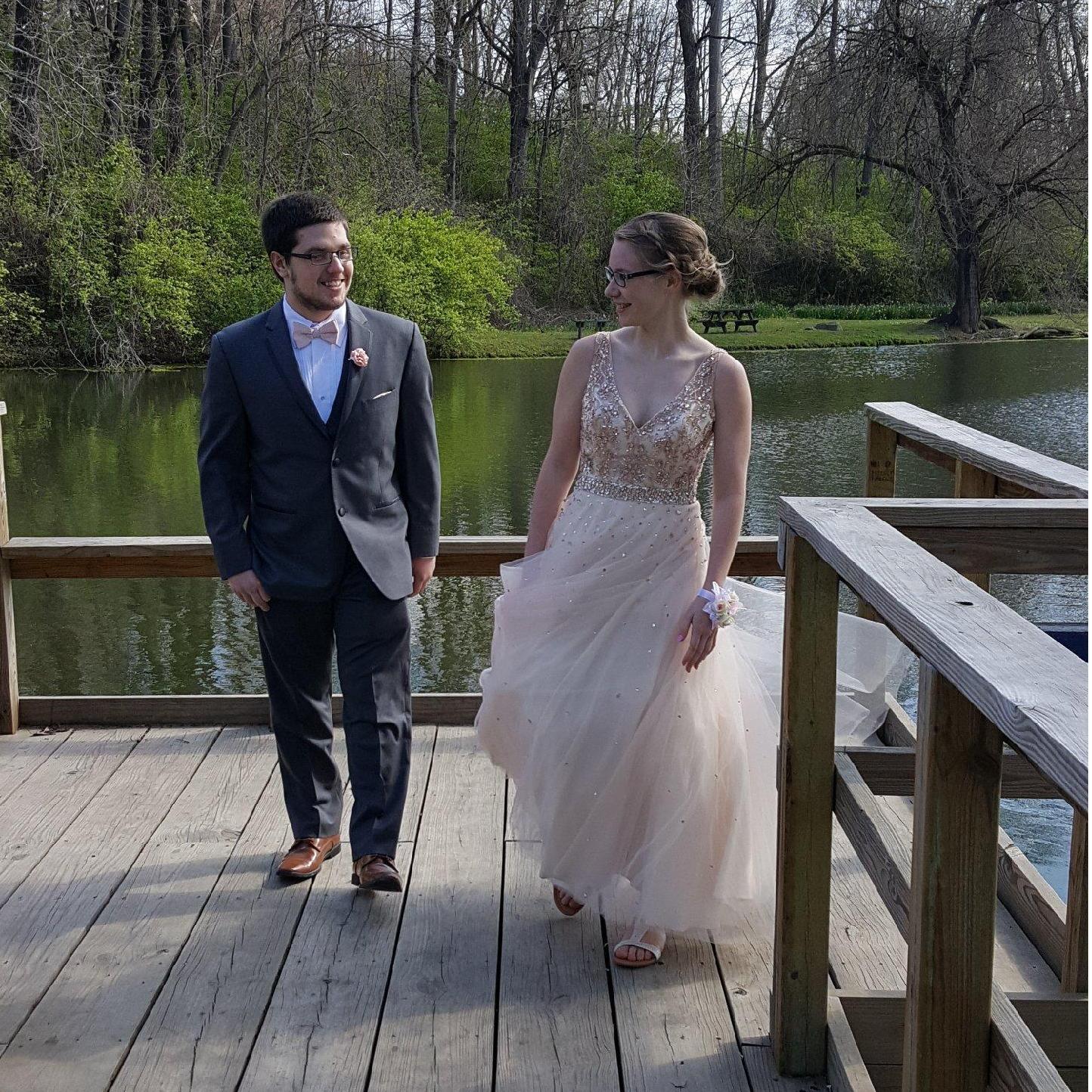 Our first prom together back in 2018