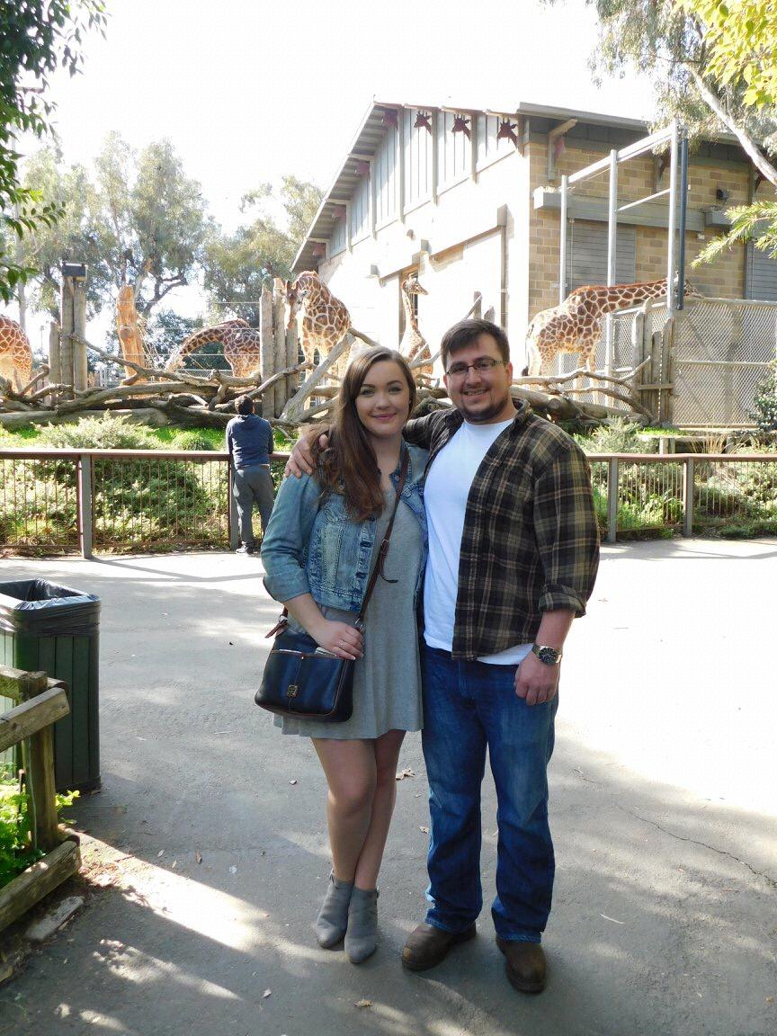 At the zoo on our trip to California.
January 2018