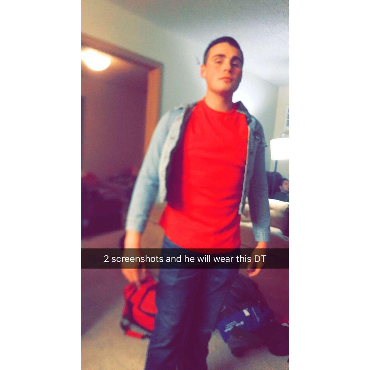 Parker lost a bet and had to wear my jacket out to the bar. This is the night he asked me to be his girlfriend on the OB Dance Floor