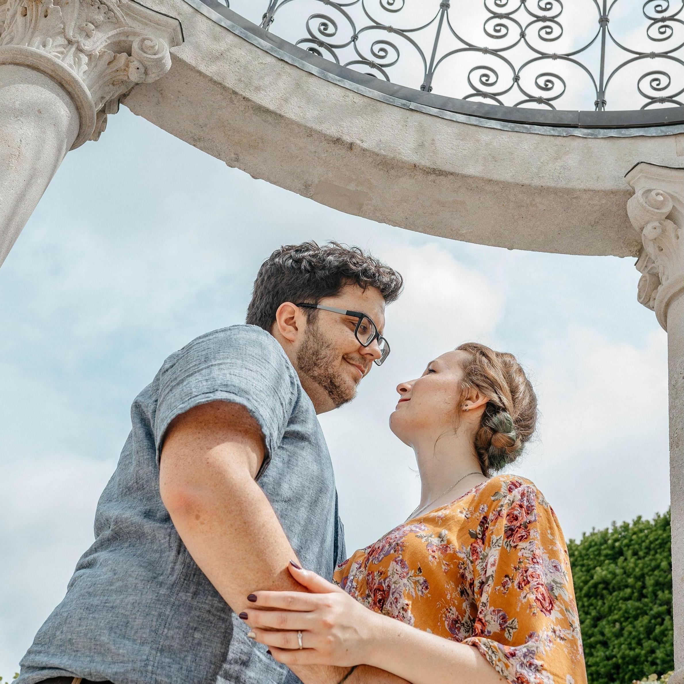 We had our dreamy engagement pictures done at Longwood Gardens.