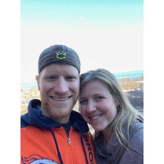 Spending the night in the city on the lake. It was chilly in March, but we had to enjoy the rooftop of Cindys.