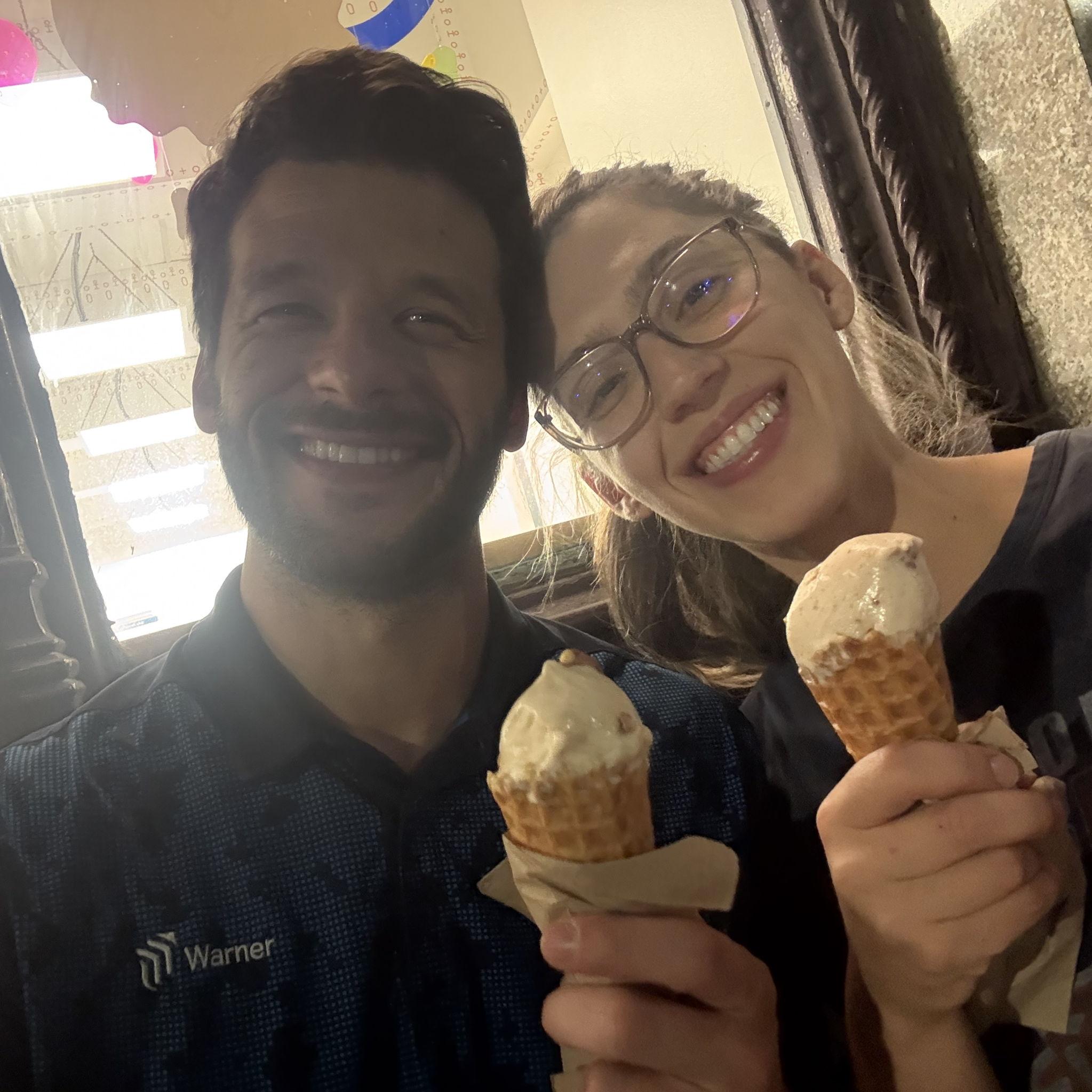 It's wonderful (and dangerous) to live 100 feet from an ice cream shop!