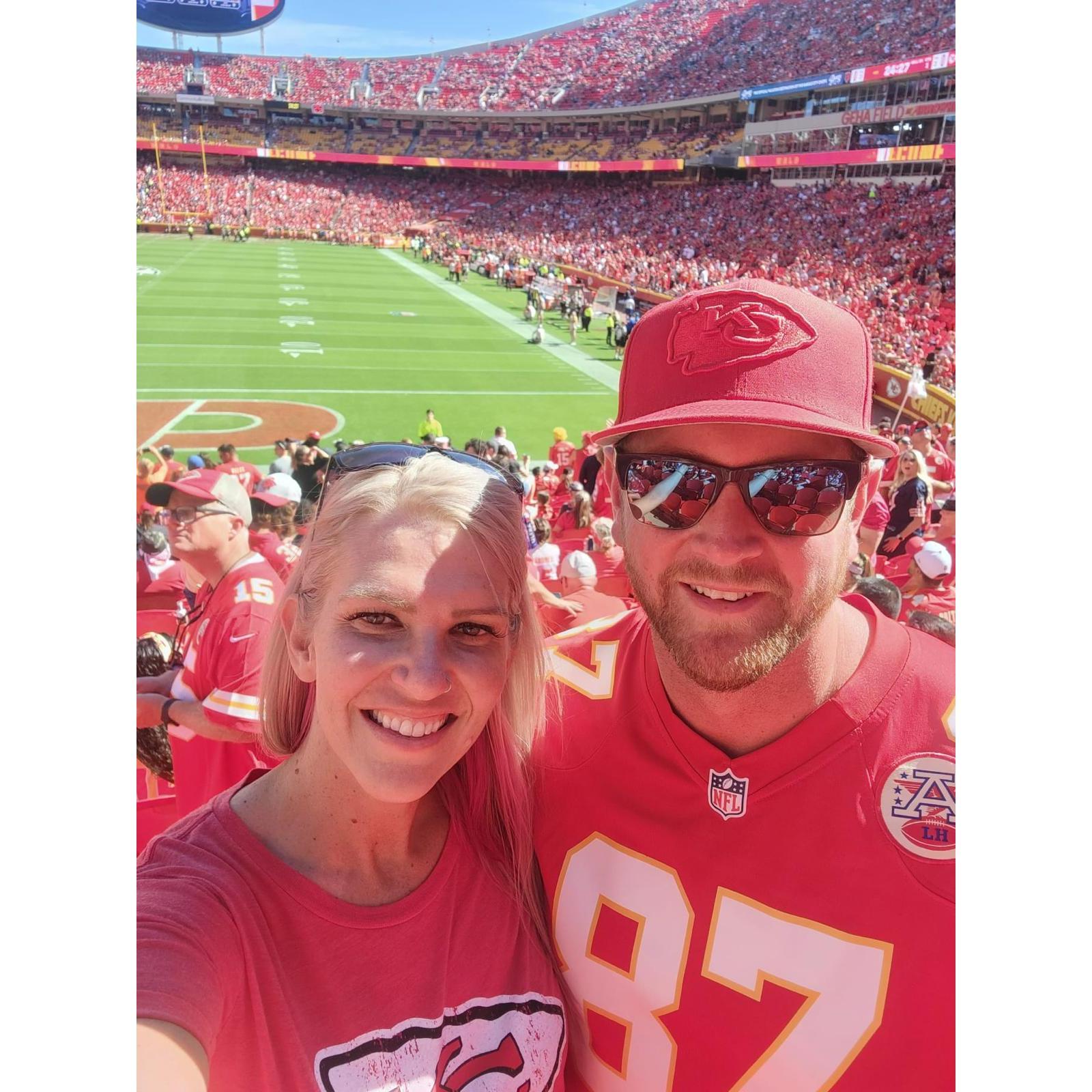 First Chiefs game together - Bears vs Chiefs