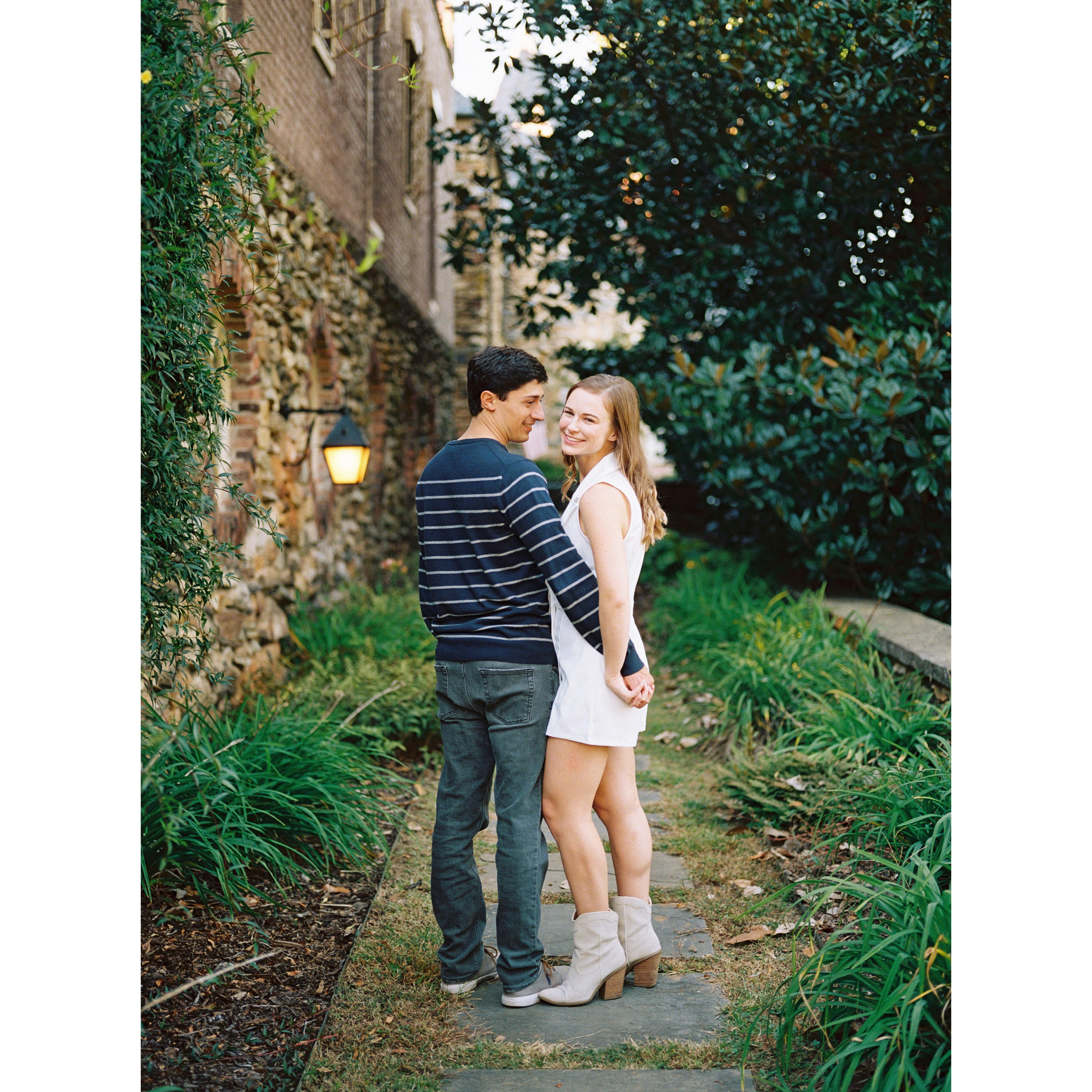 Our engagement photos at Graylyn by the fabulous David Howell