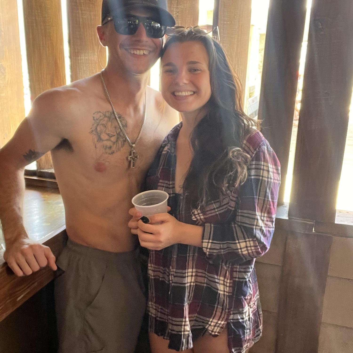 Our first photo together 💜