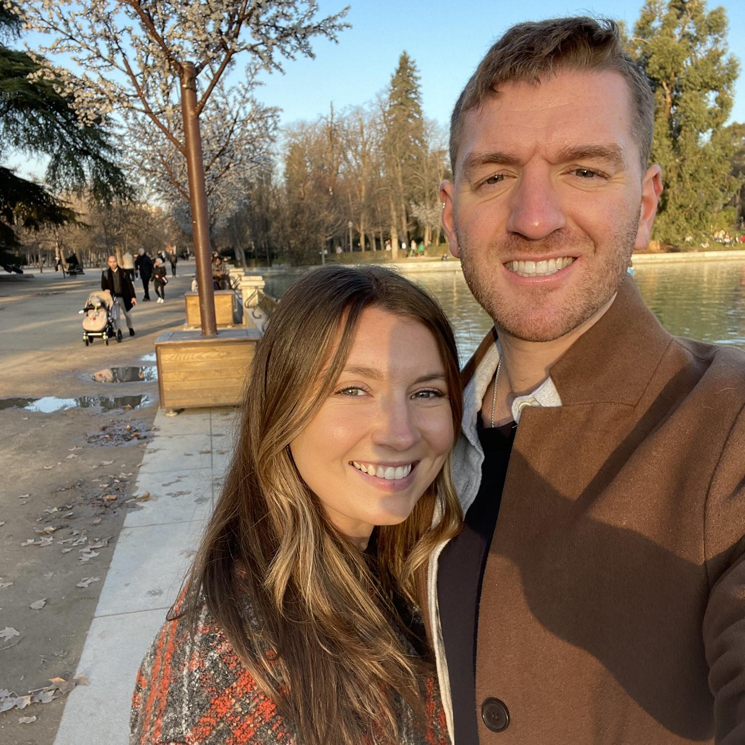 The beautiful  El Retiro Park in Madrid