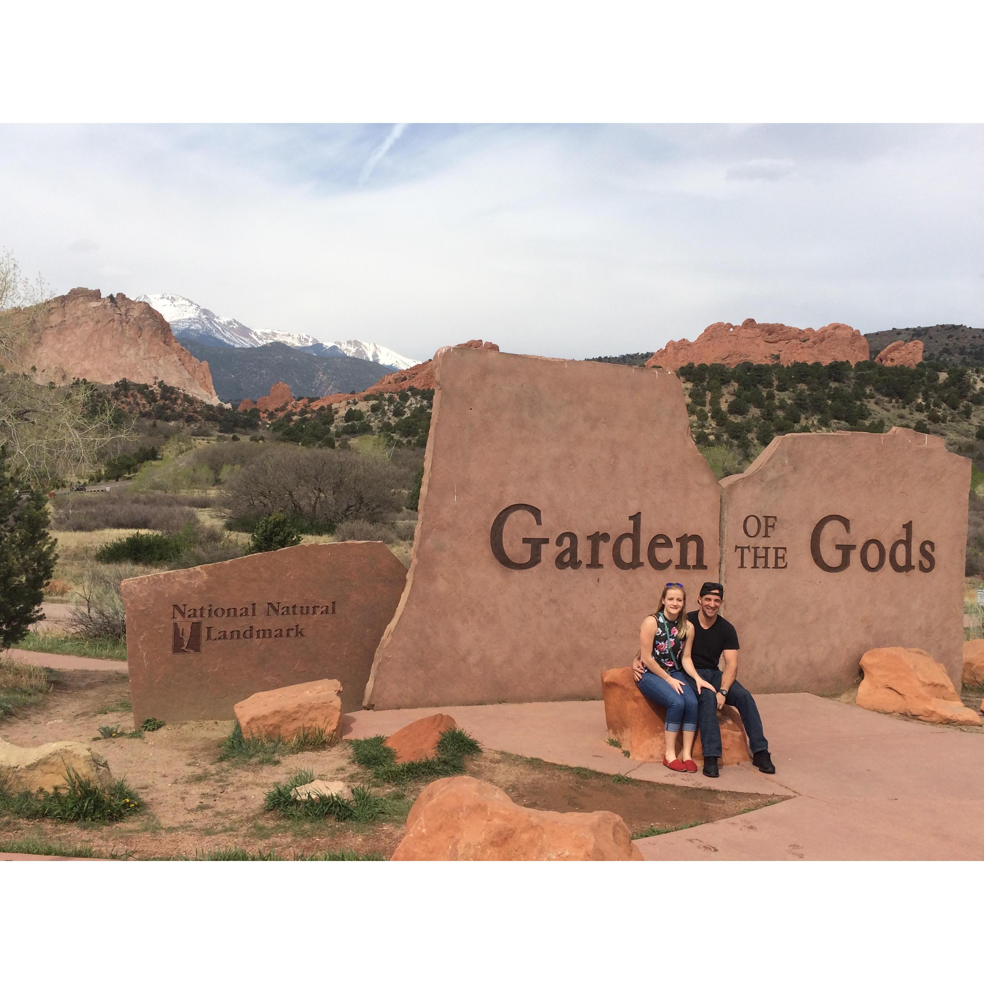 One of our first Colorado Trips as a couple, Garden of the Gods was definitely worth it!