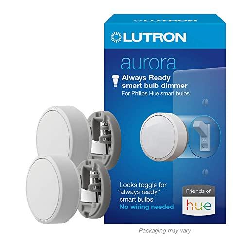 Lutron Z3-1BRL-WH-L0-2 Aurora Smart Bulb Dimmer, White