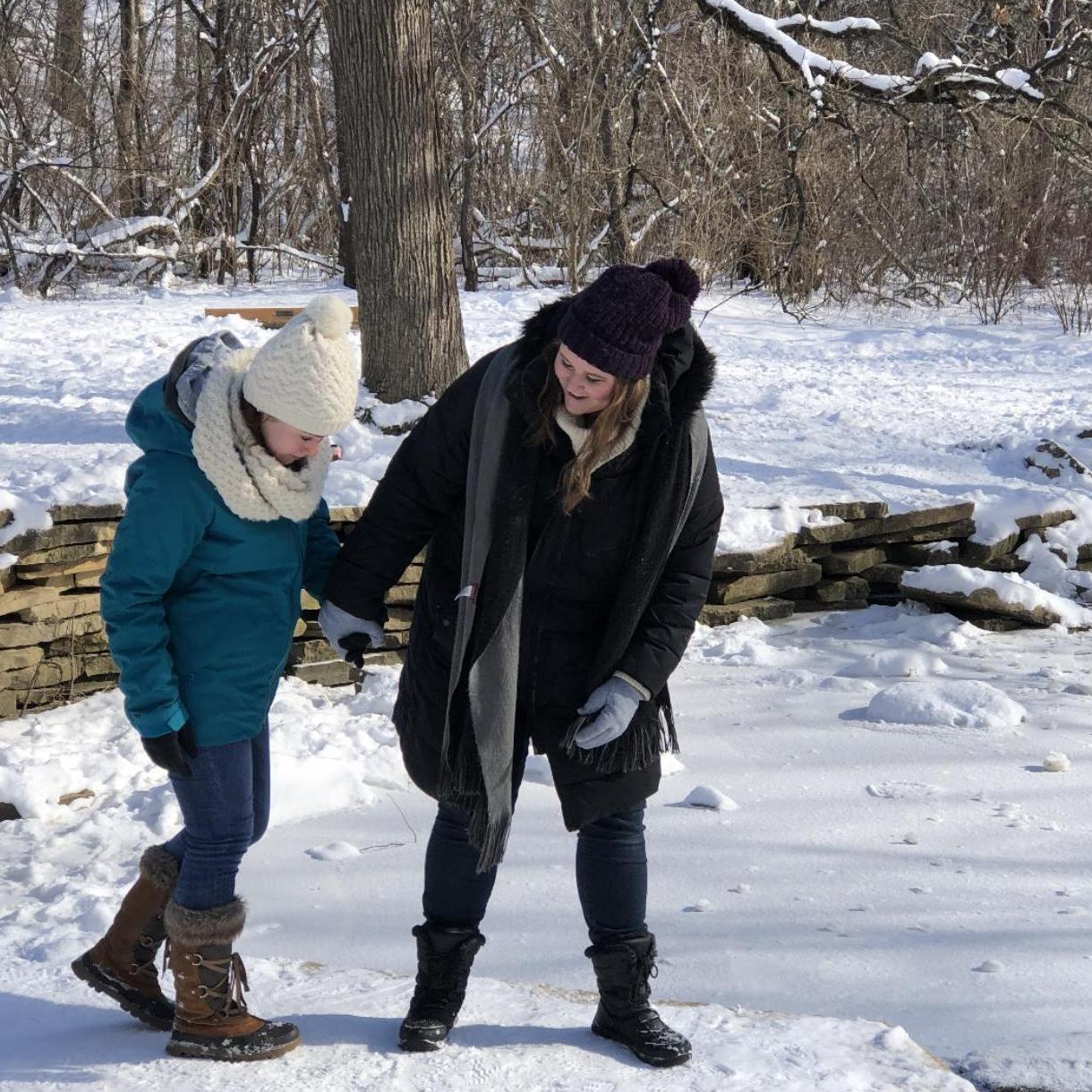 Out at one of the forest preserves outside of Chicago
