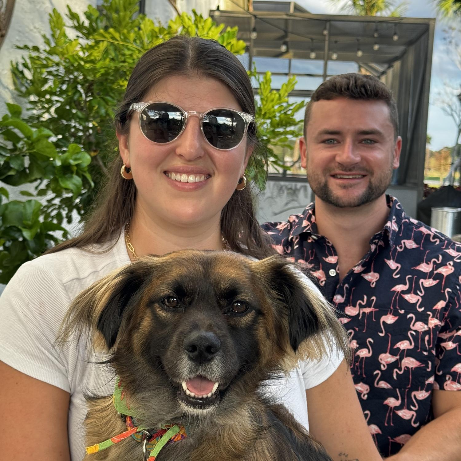 Usually we don’t have photos of all three of us, but here is Lilo for reference!