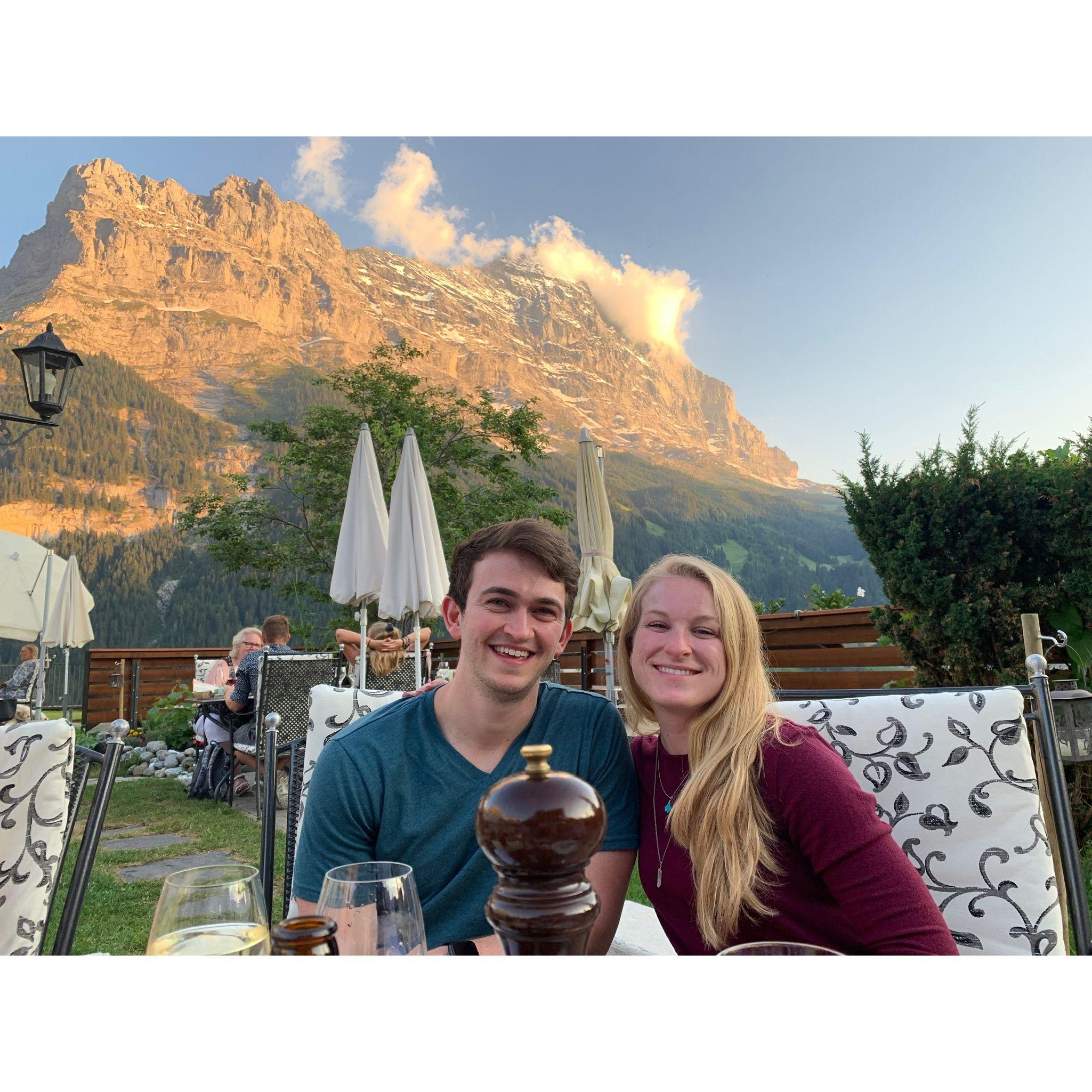 our first international trip to Switzerland!