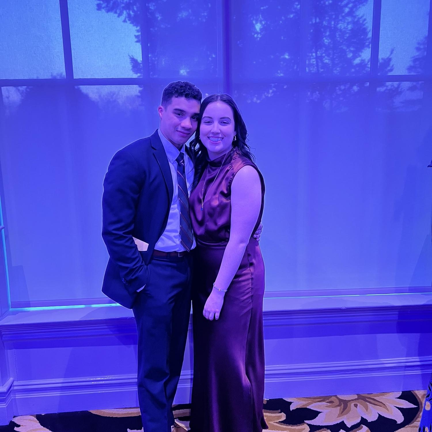 Our first wedding together!