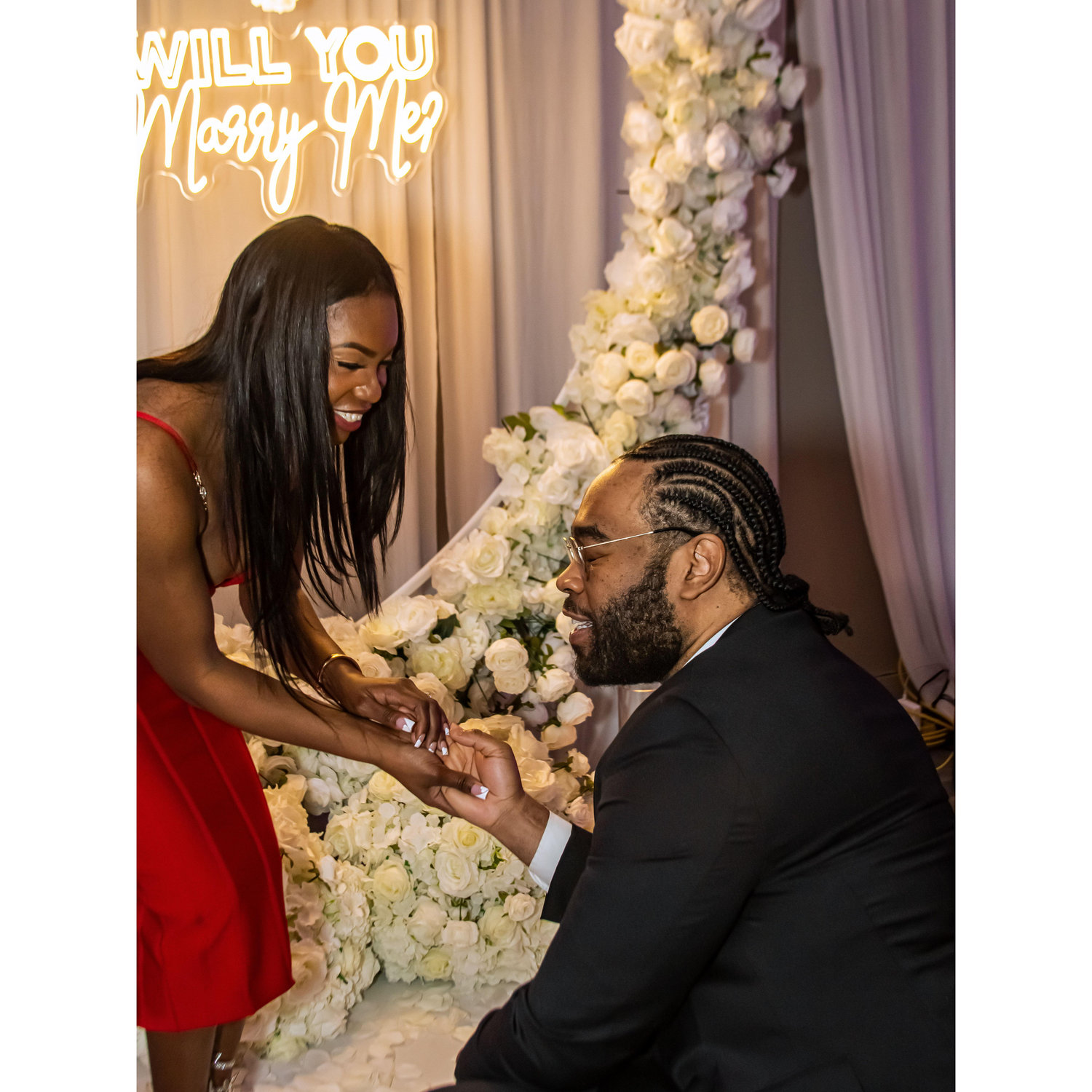 She said “YES!”