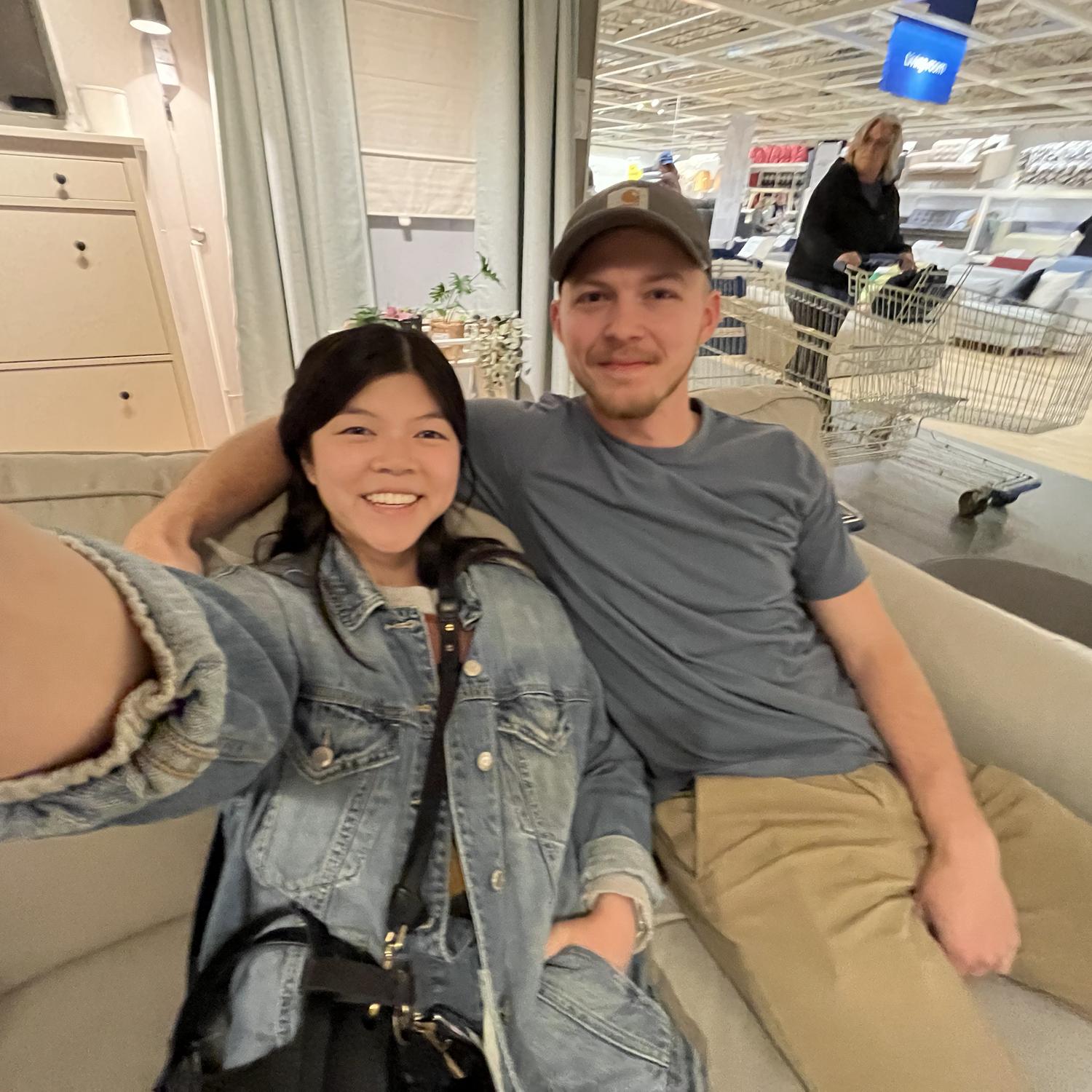 Their first road-trip just the two of them was to IKEA in Kansas City! They enjoyed the day shopping and eating dumplings in the Plaza.