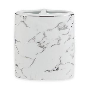 Marble Toothbrush Holder in Silver