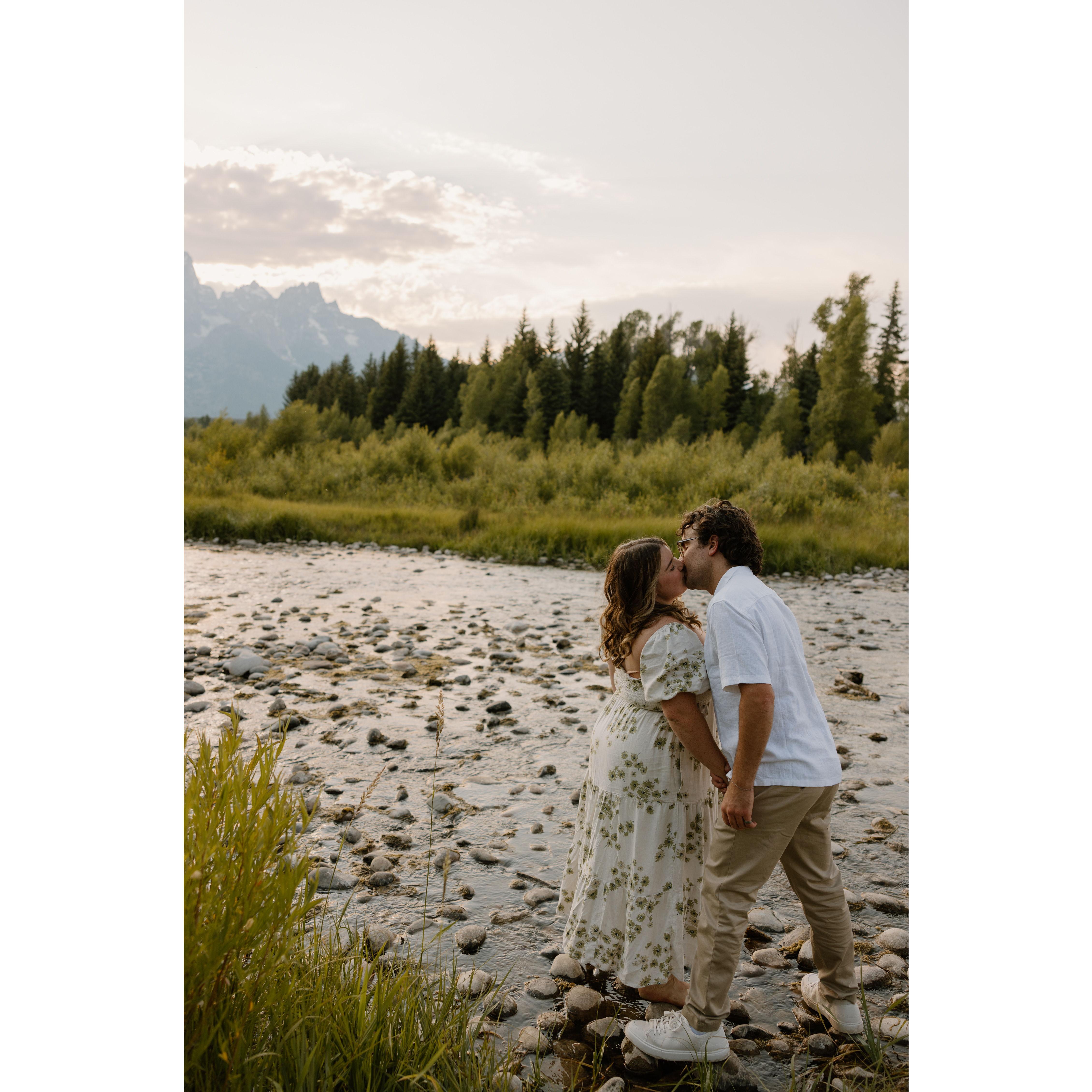 Our magical engagement session at Teton National Park!