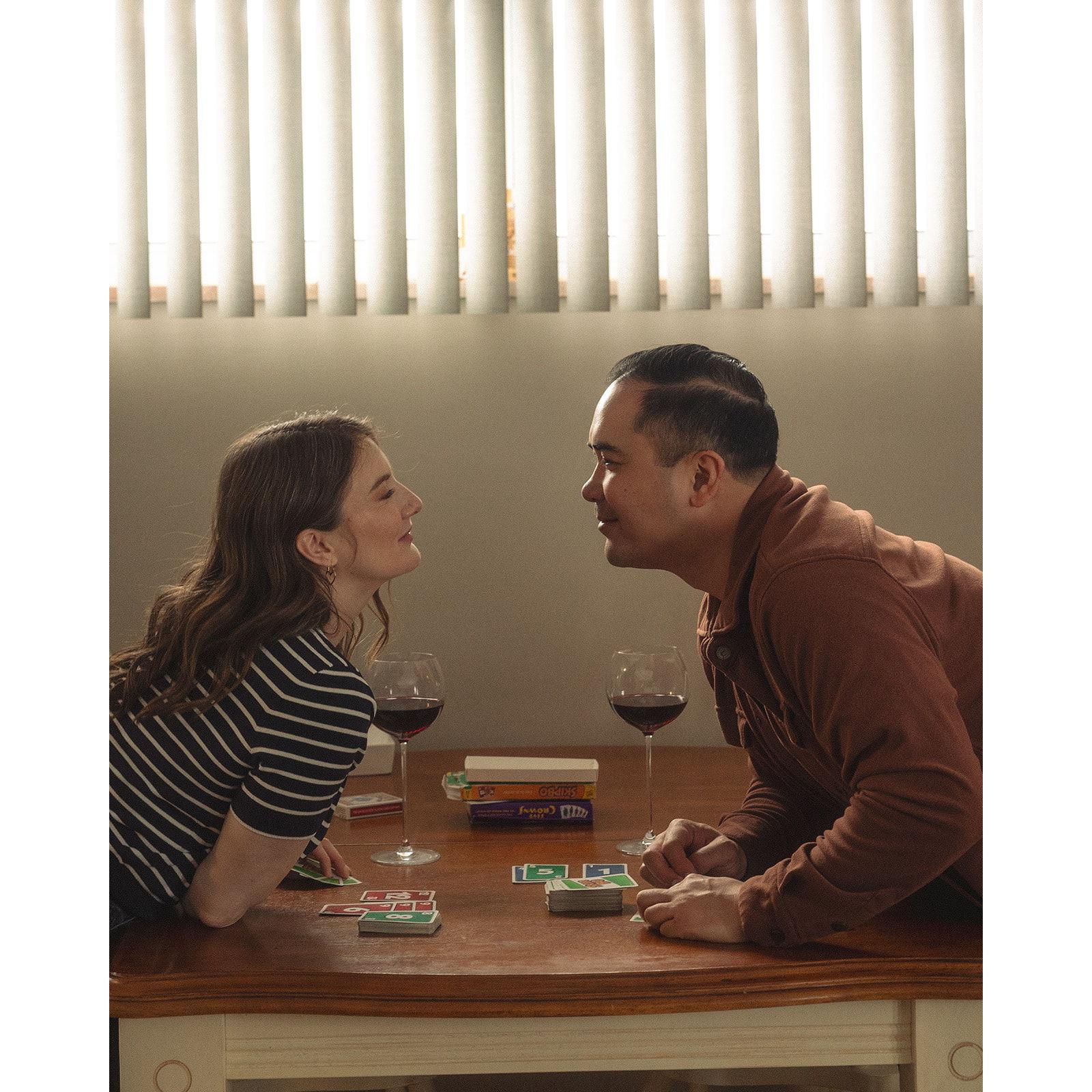 Engagement photos at home together