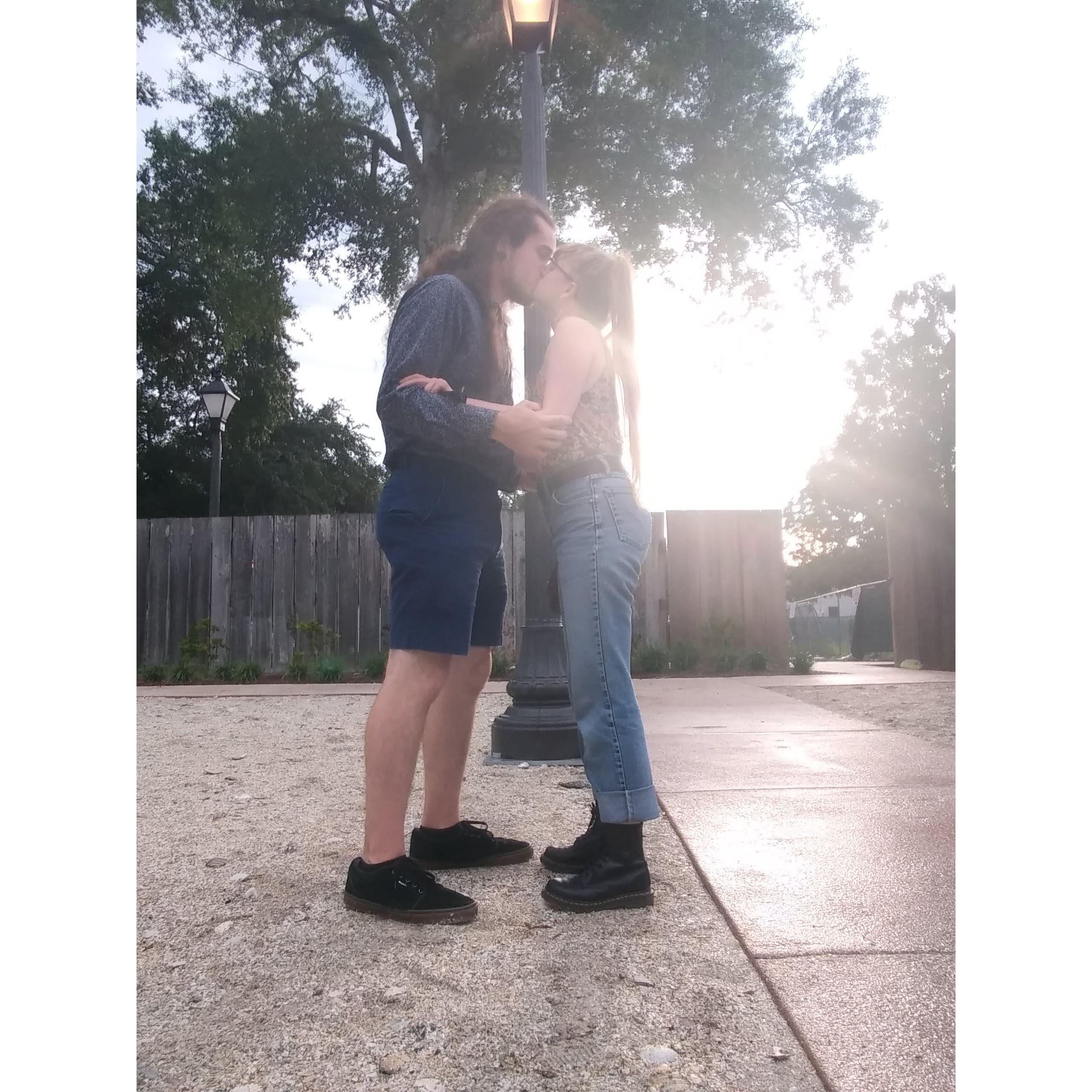This picture is from our date for our one year anniversary!