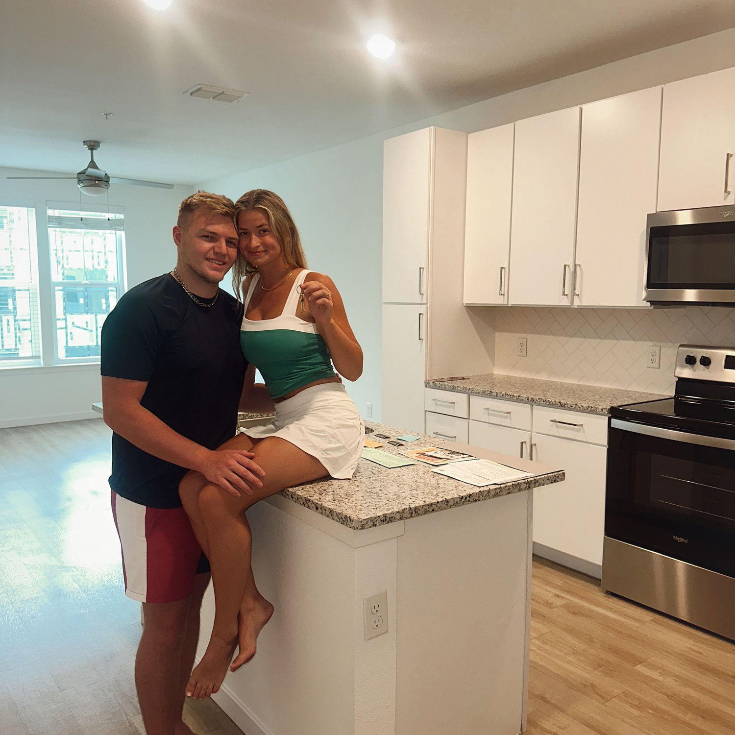 Our first place together!