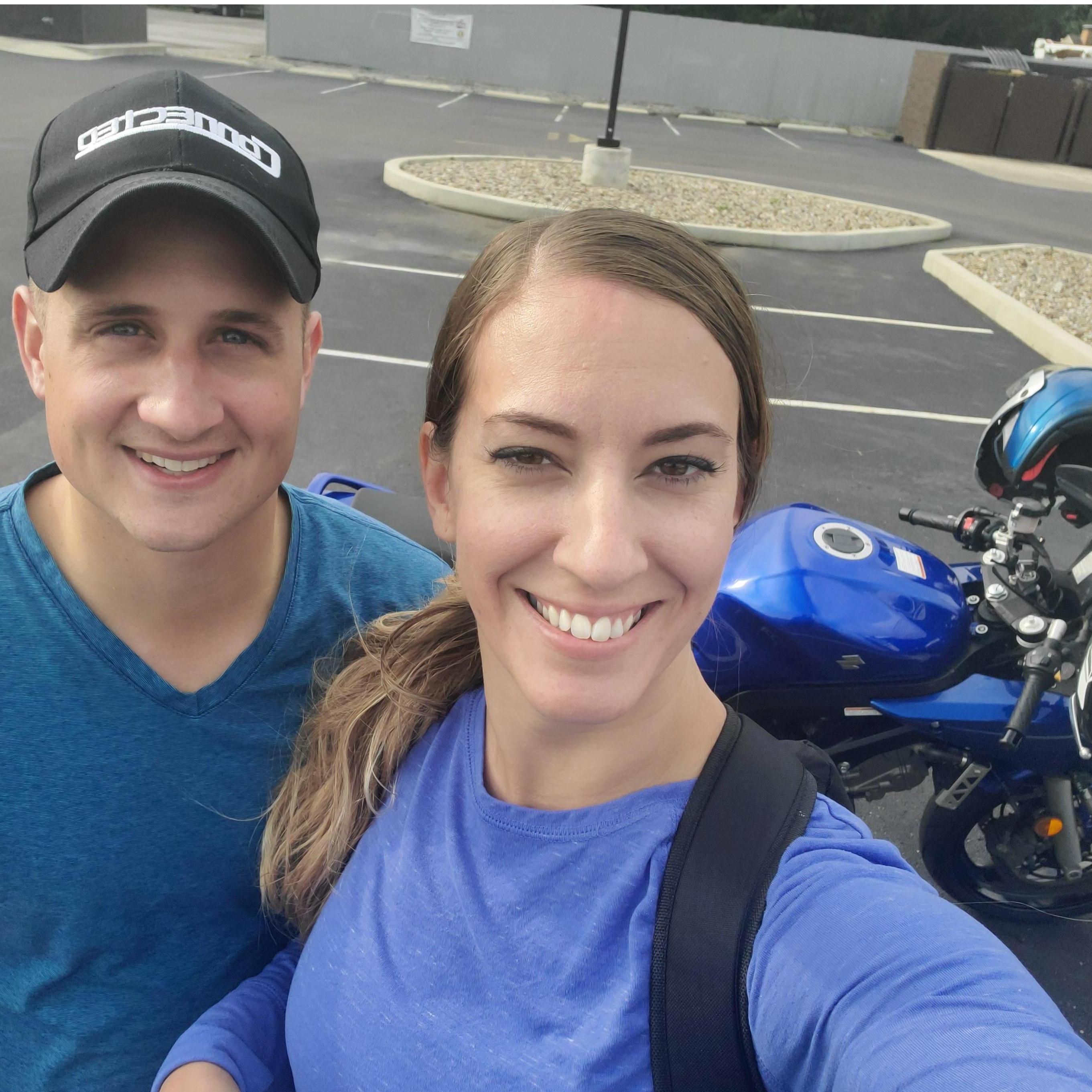 An afternoon out on Henry's bike!
