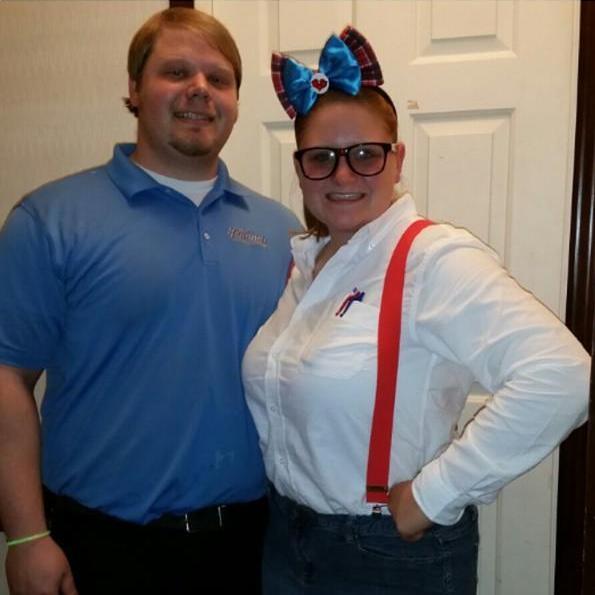 Halloween party in 2014.