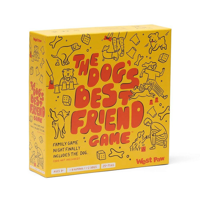 WEST PAW Dog's Best Friend Game™ - Fun Family Game for Kids & Adults - Board, Challenge, & Dog Training Tip Cards Encourage Connection & Positive Reinforcement - Fun Games That Include Your Dog