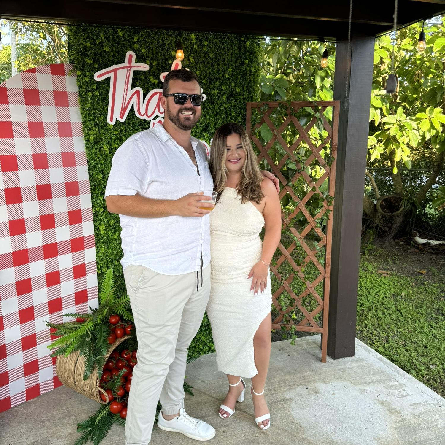 Our engagement party 🥹