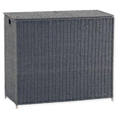 Paper Rope 3 Bag Sorter Laundry Hamper with Liner
