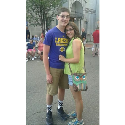 These next four pictures are through the years, always at the Wheeling Greek fest. Our favorite summer tradition. <3
year one!
