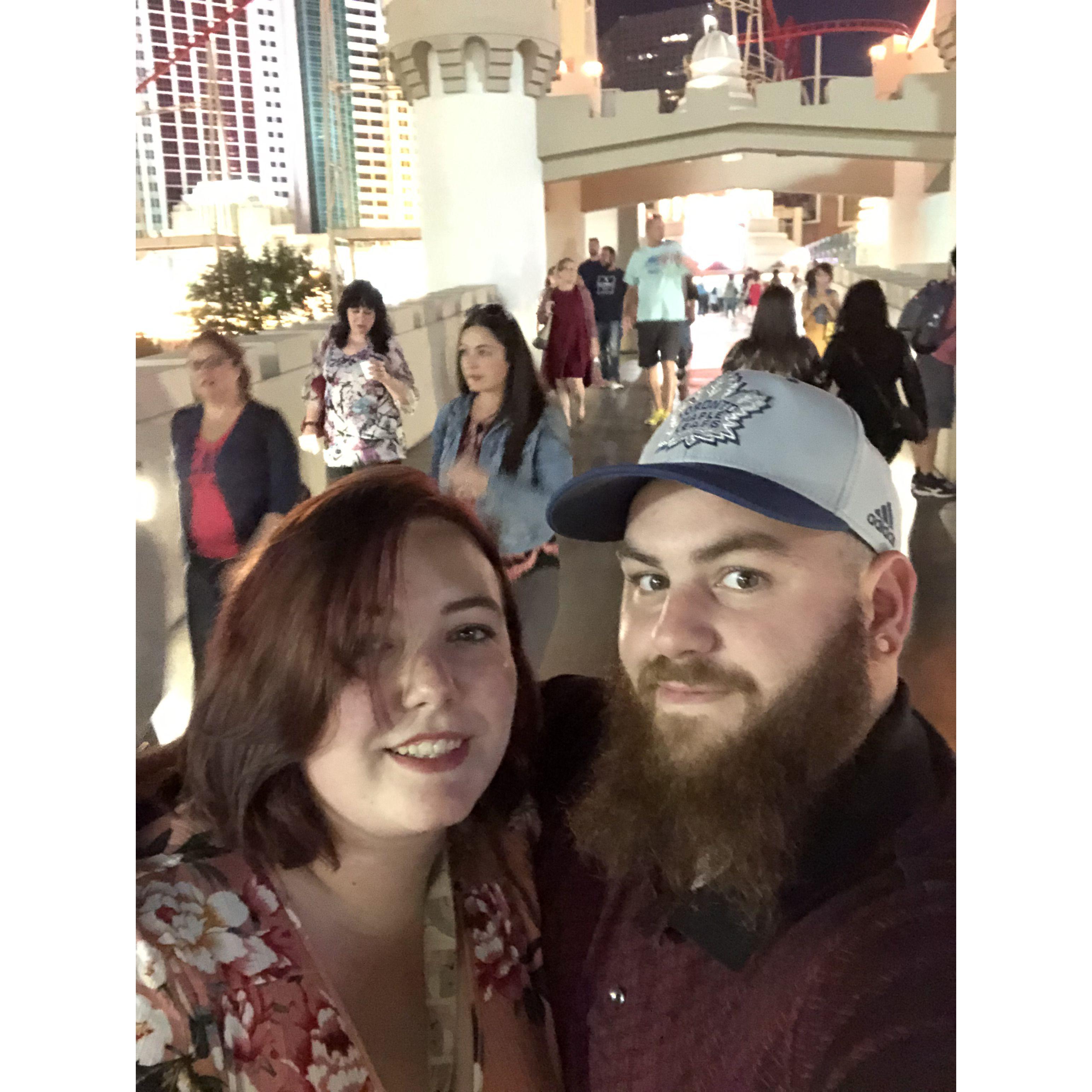 First time in Vegas together!