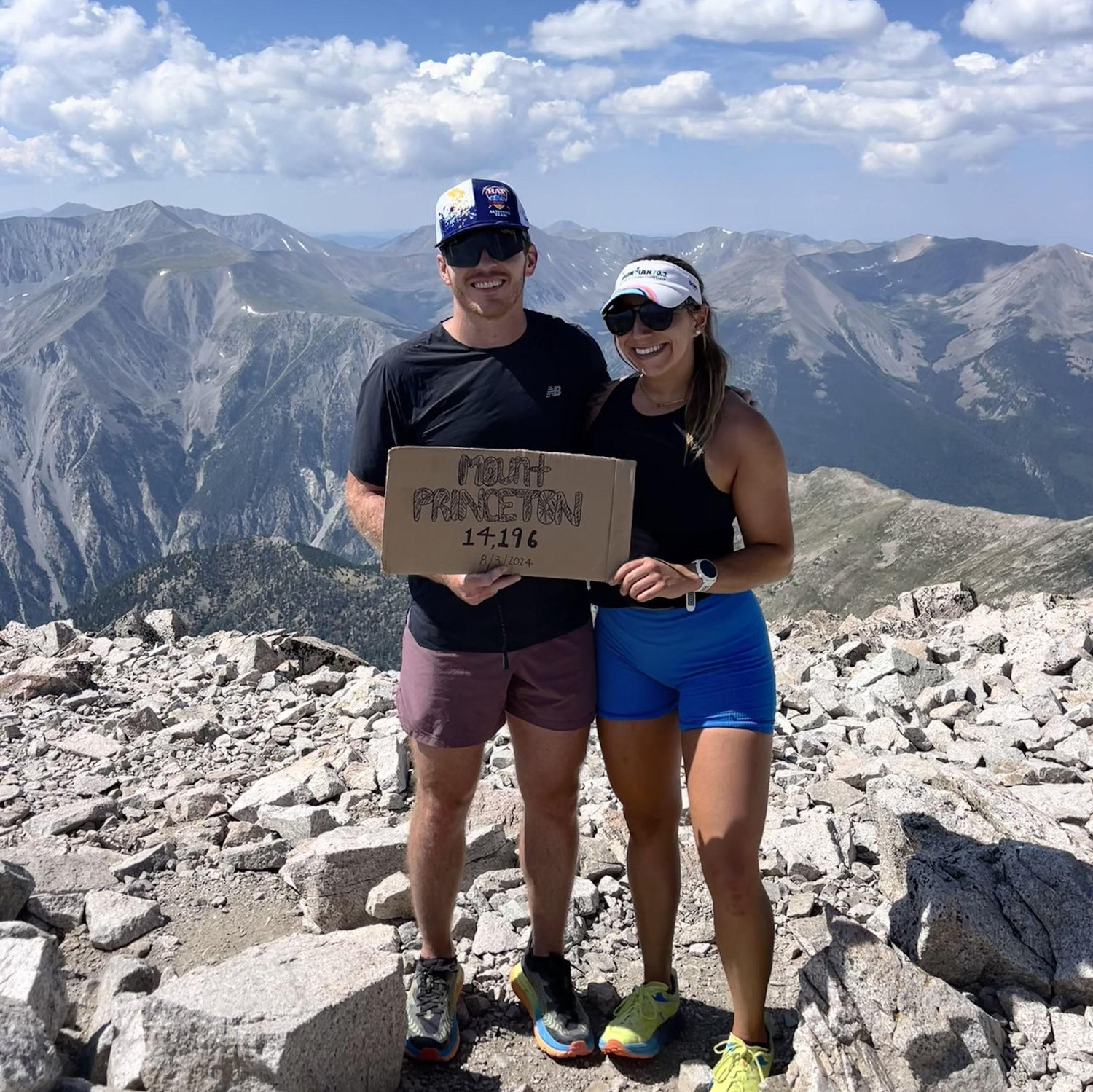 Every Anniversary we celebrate by hiking up a new 14er! Year 1!