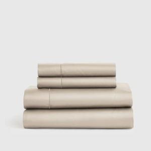 700 TC Giza Cotton Sateen Sheet Set - Queen, Sand