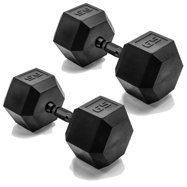 CAP Barbell Coated Dumbbell Weight | Multiple Options Pairs & Sets